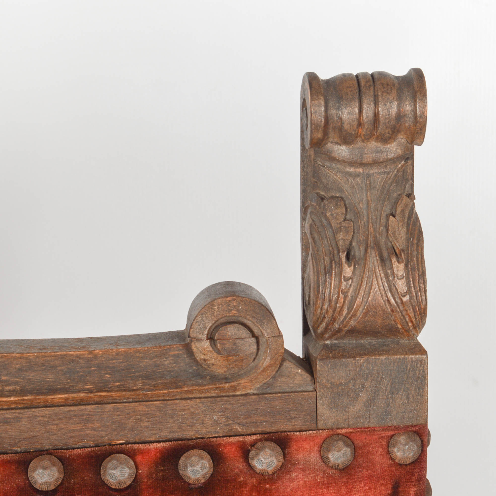 Antique Baroque Style Open Armchairs, Circa Early 20th Century