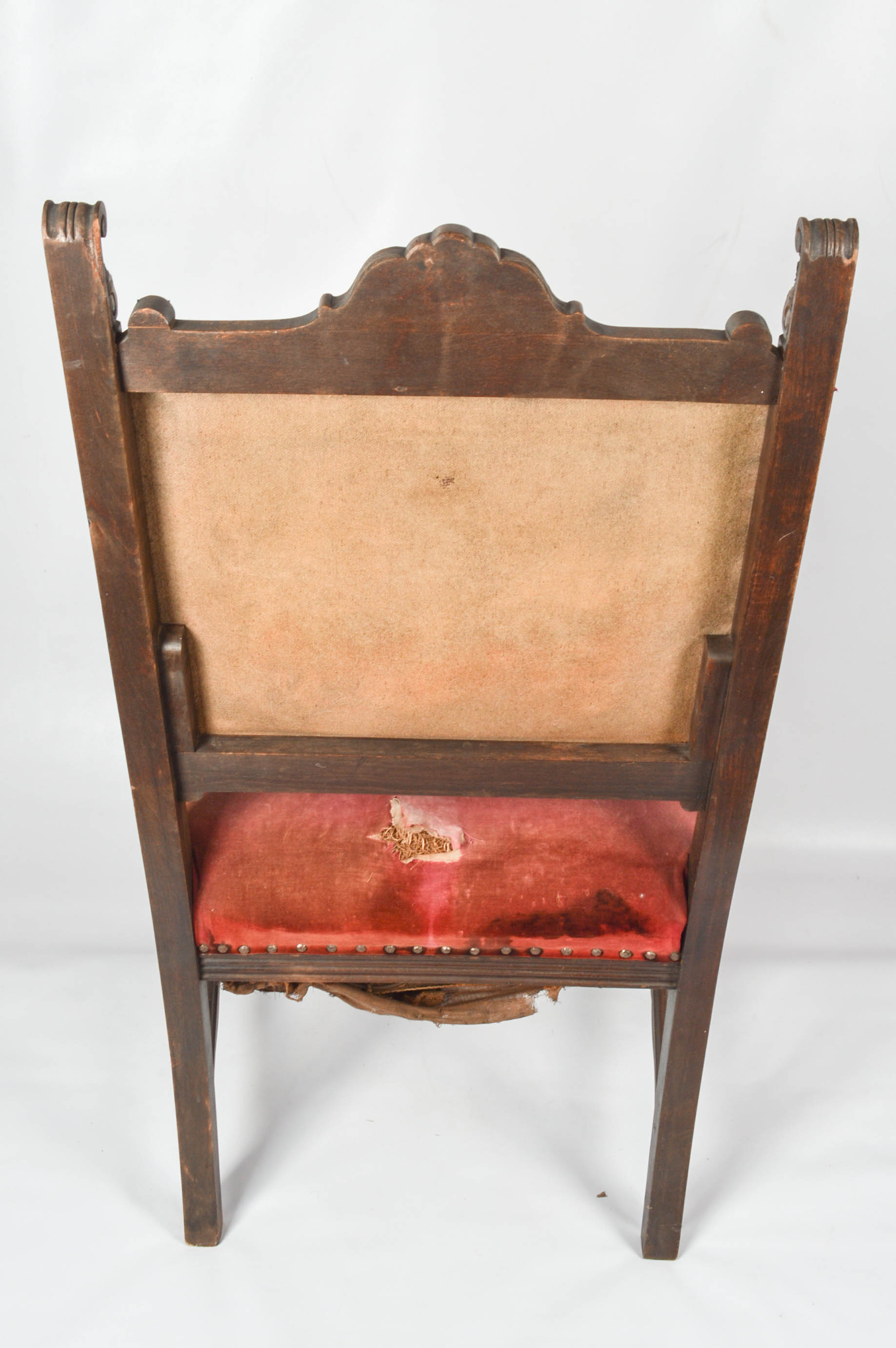 Antique Baroque Style Open Armchairs, Circa Early 20th Century