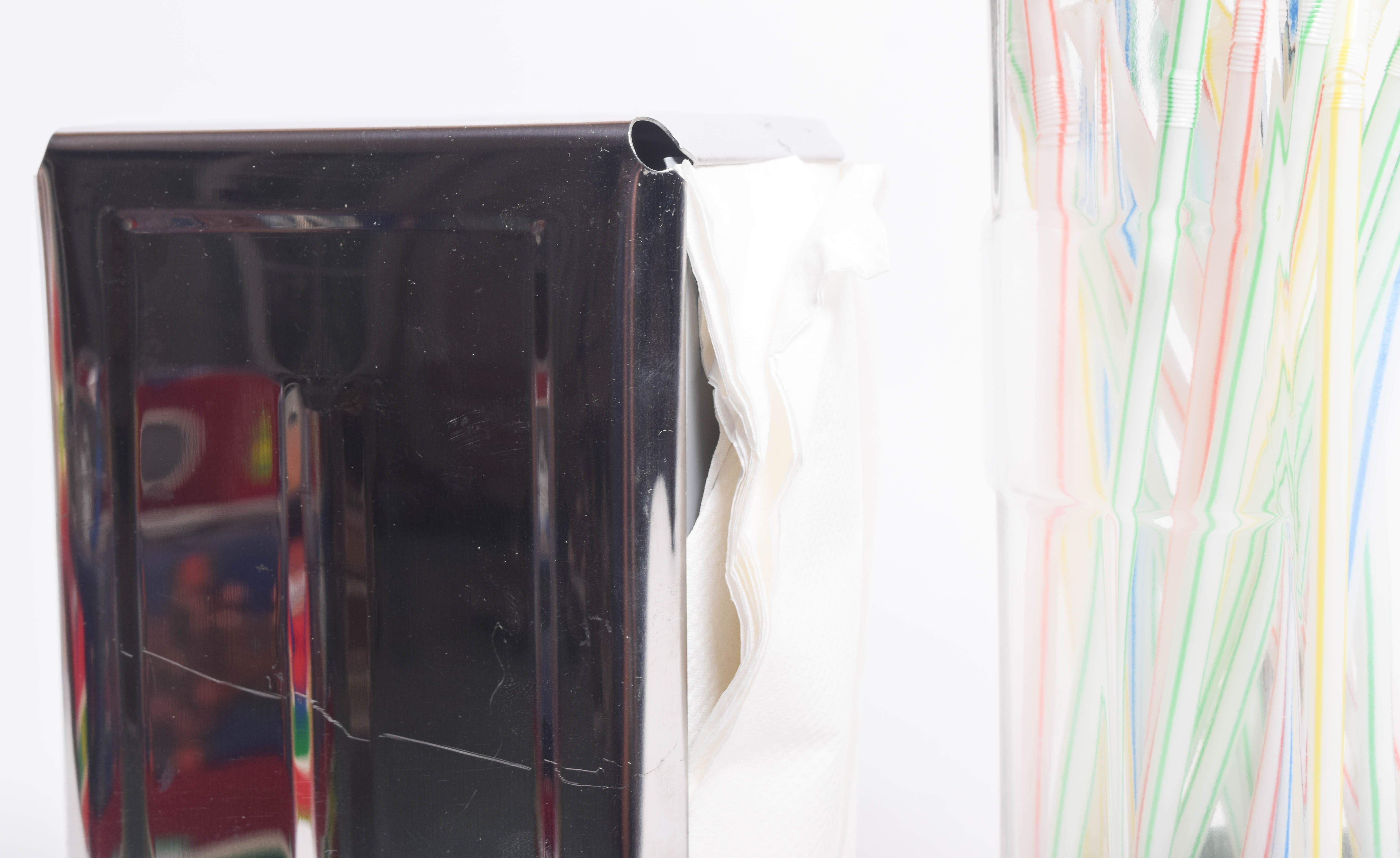 Streamline Diner Style Napkin Dispenser and Straw Holder