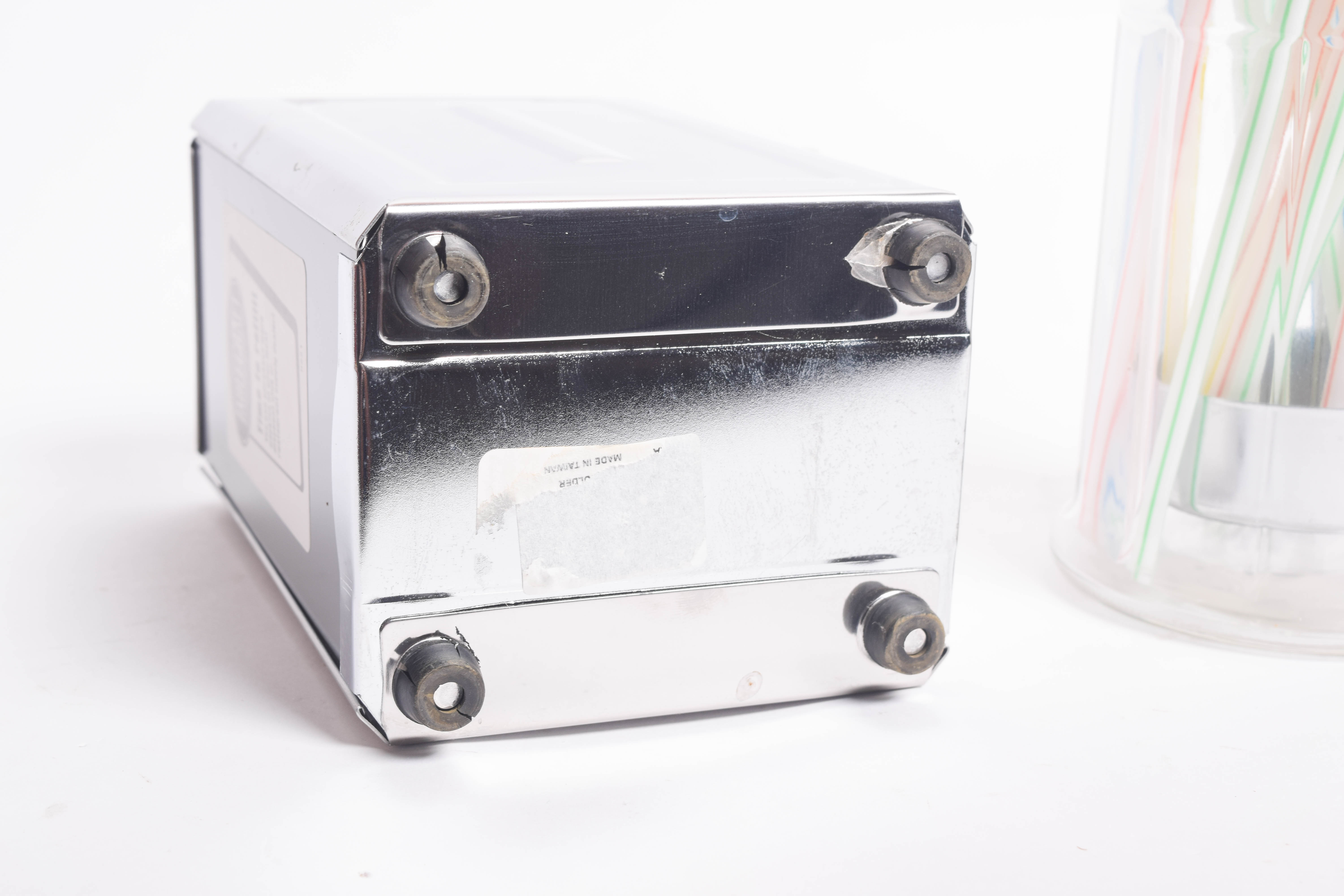 Streamline Diner Style Napkin Dispenser and Straw Holder