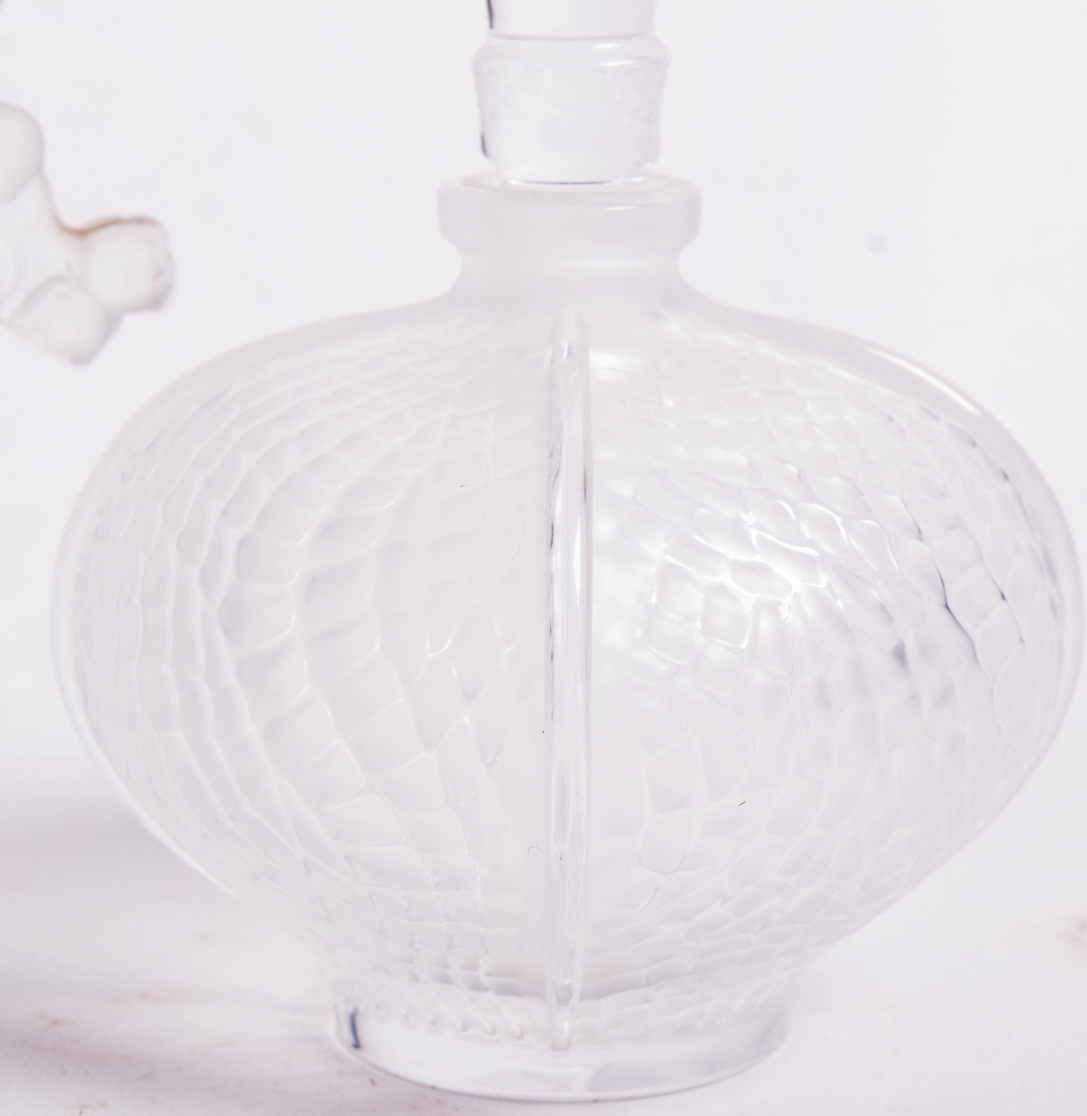 Collection of Vintage Lalique French Crystal Perfume Bottles