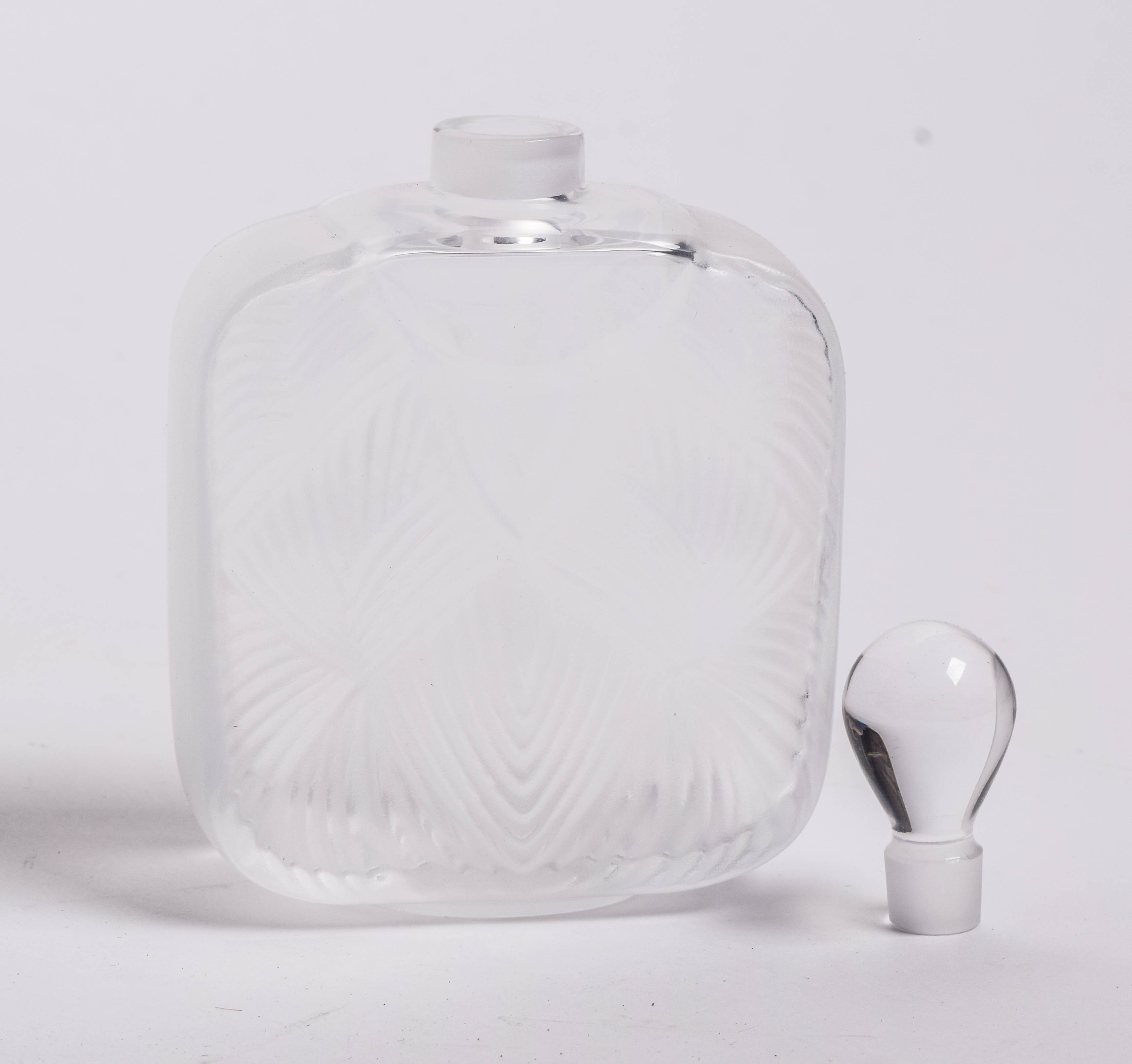 Collection of Vintage Lalique French Crystal Perfume Bottles