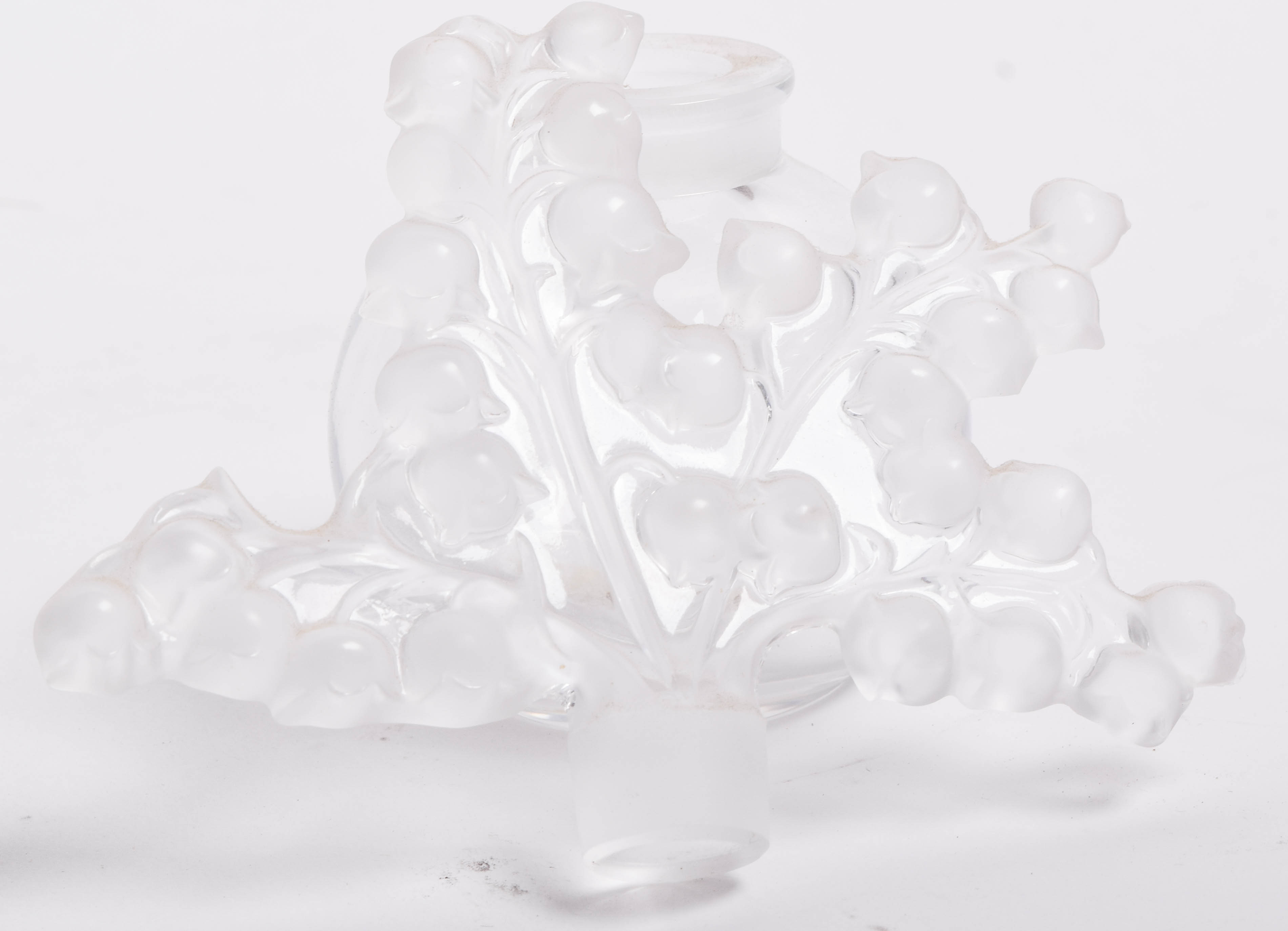 Collection of Vintage Lalique French Crystal Perfume Bottles