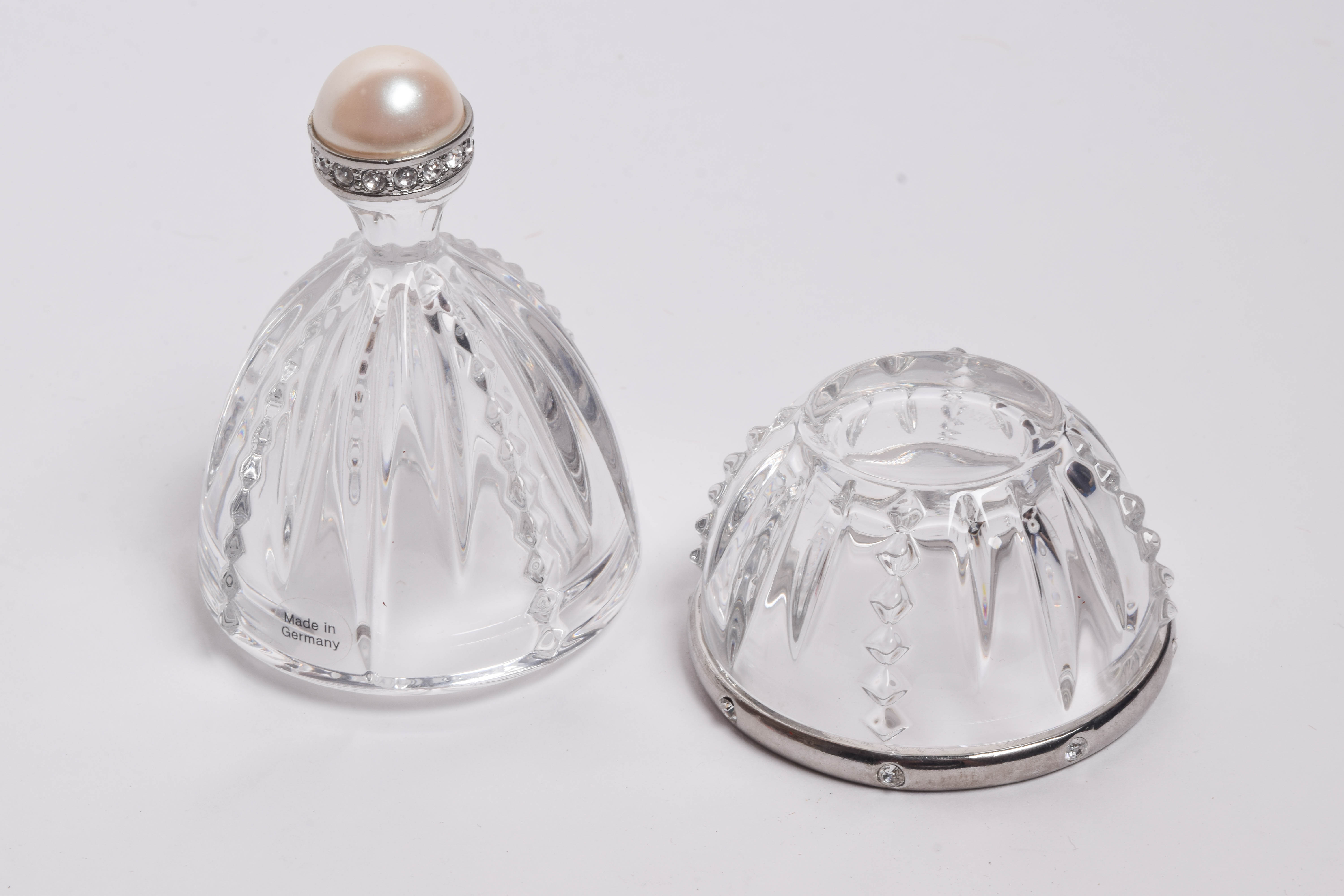 Collection of Vintage Vanity Items Featuring Waterford and Lenox