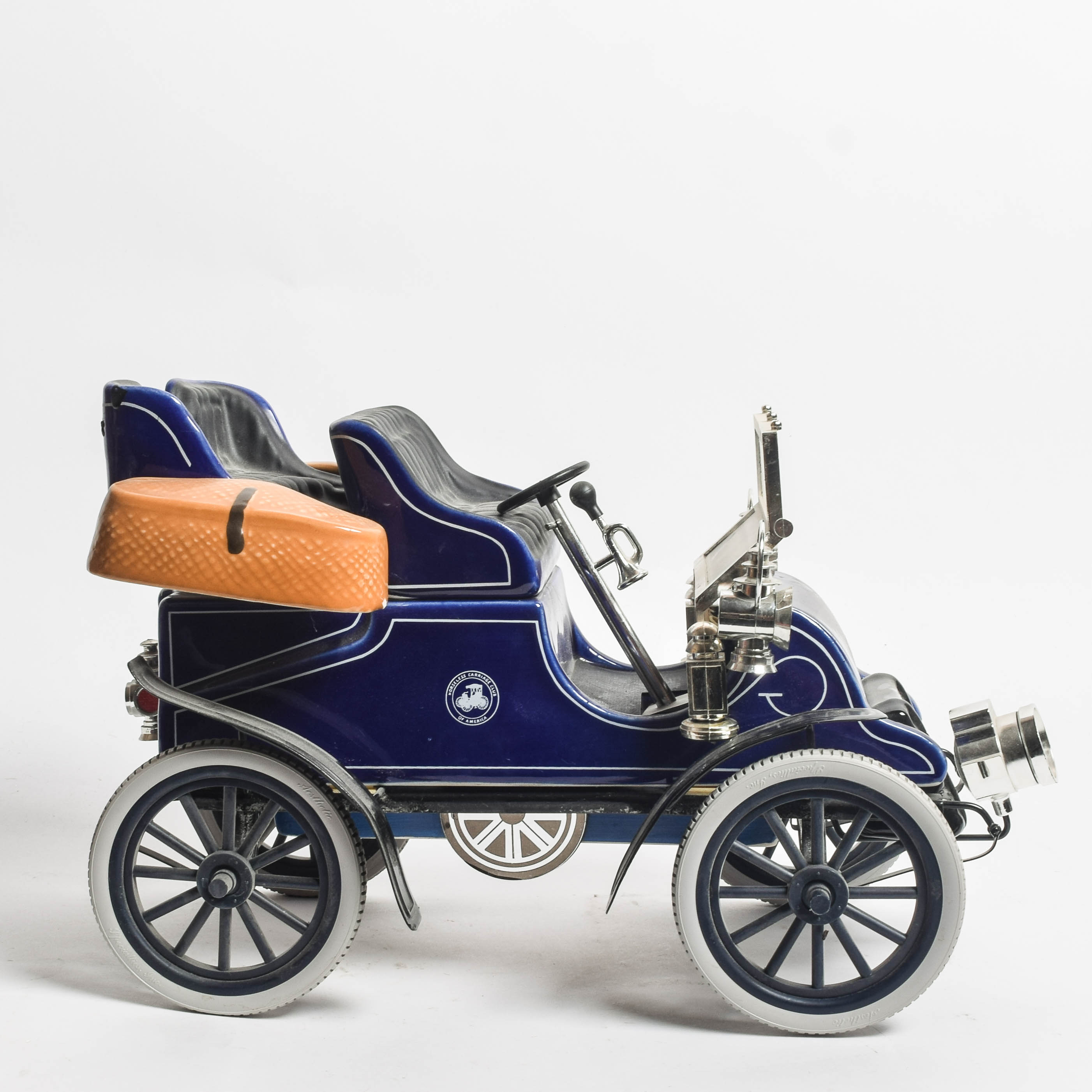 Charles A. Wittwer Ceramic 1903 Cadillac Horseless Carriage Decanter