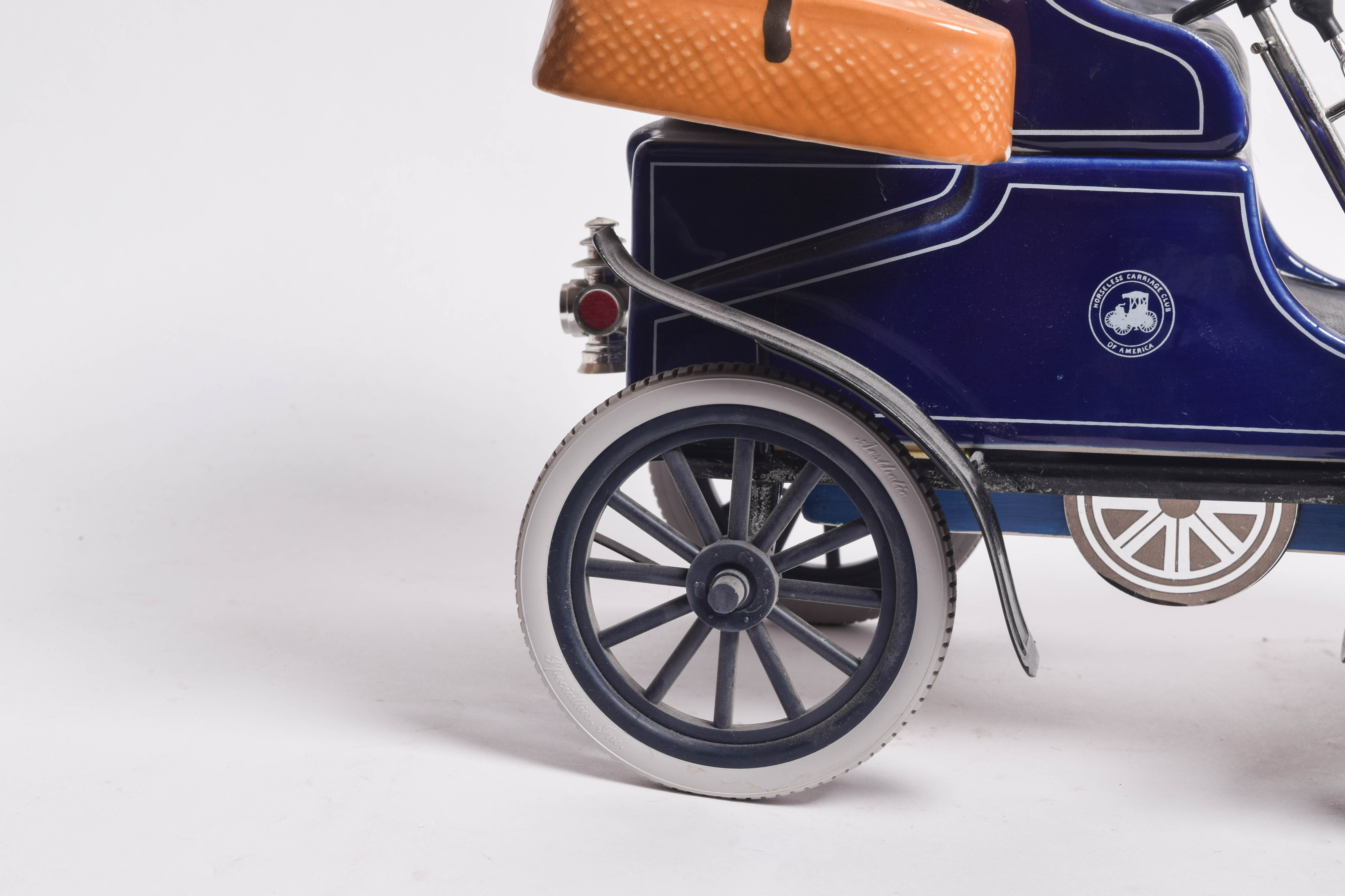 Charles A. Wittwer Ceramic 1903 Cadillac Horseless Carriage Decanter