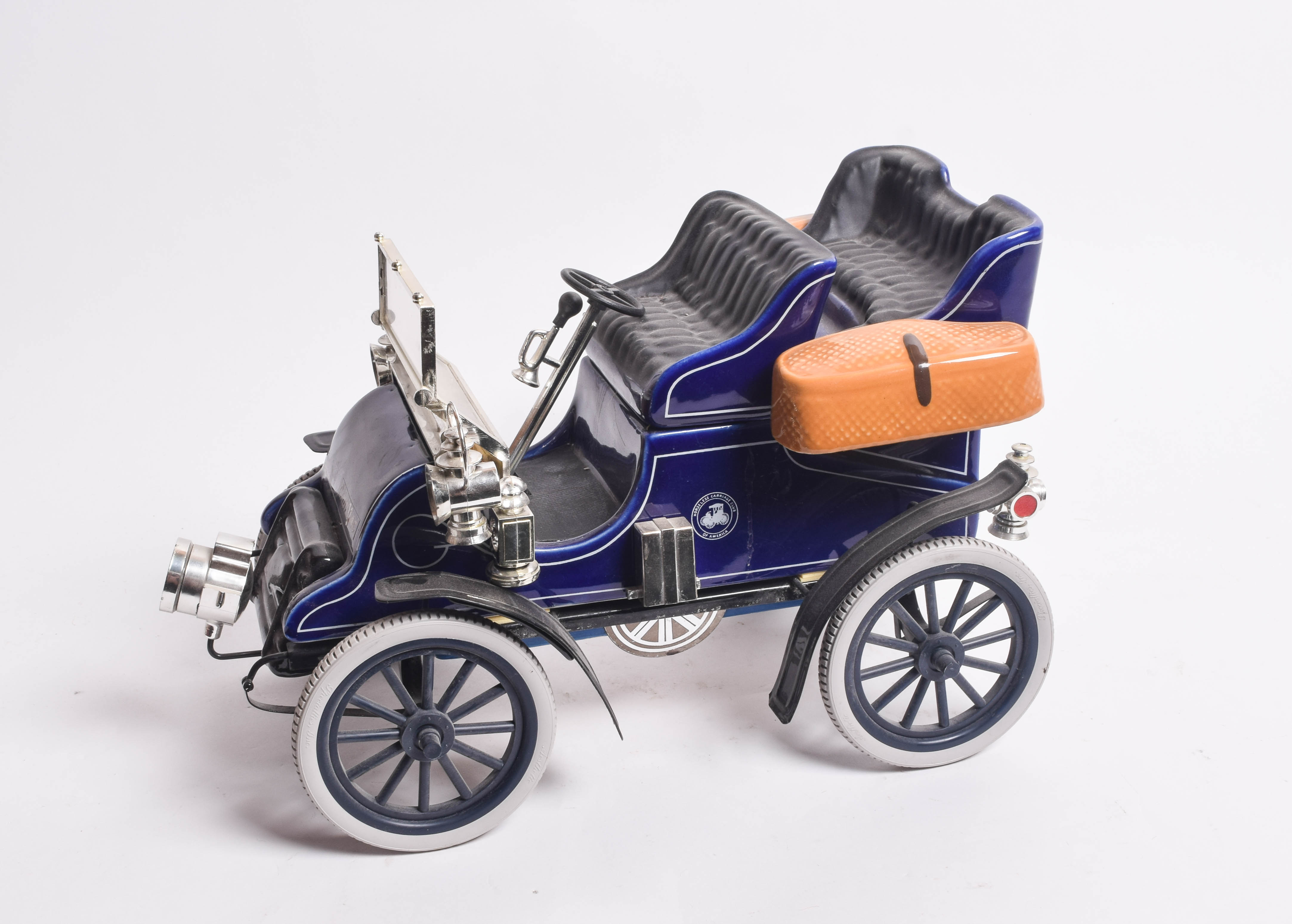 Charles A. Wittwer Ceramic 1903 Cadillac Horseless Carriage Decanter