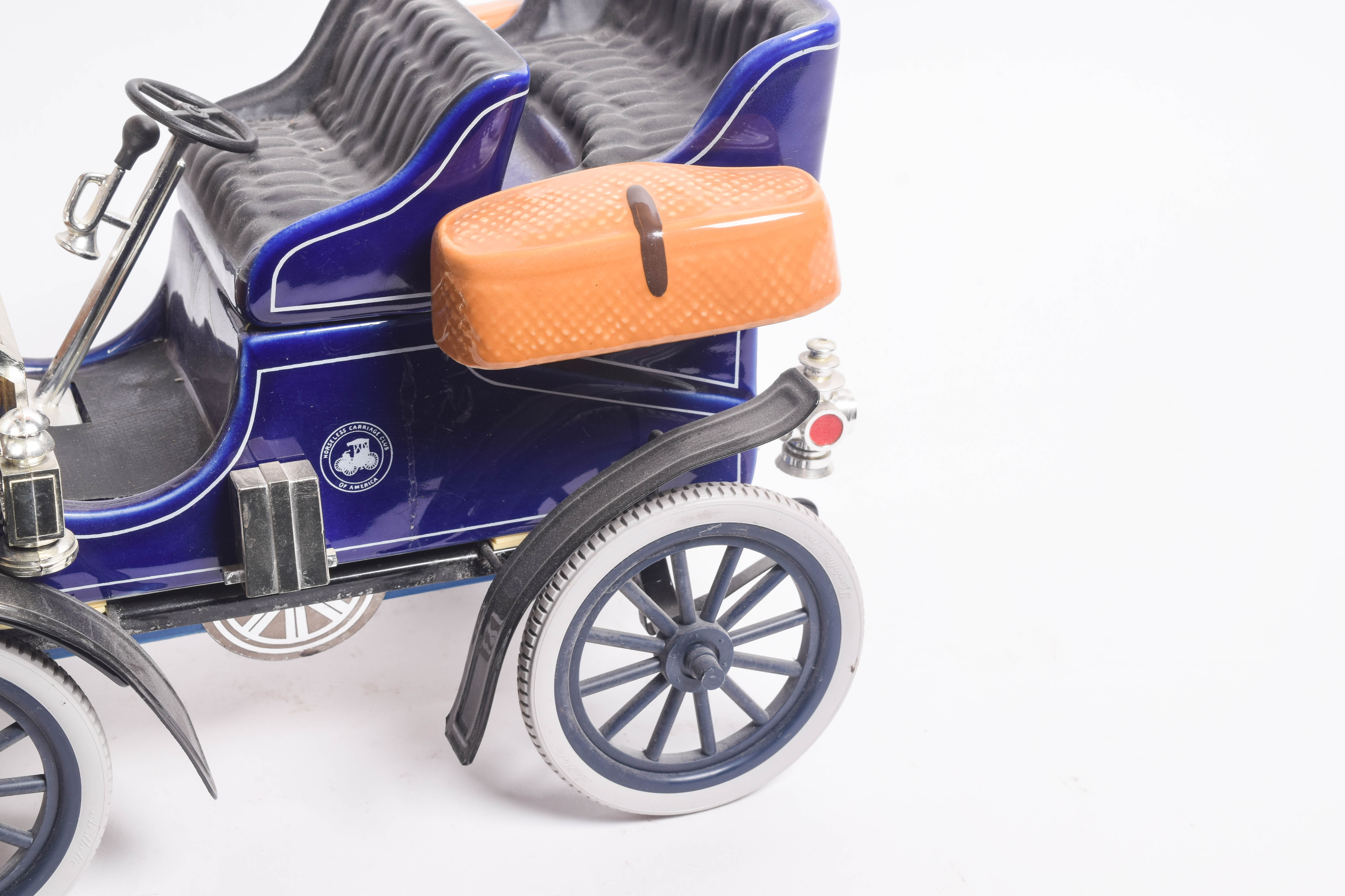 Charles A. Wittwer Ceramic 1903 Cadillac Horseless Carriage Decanter