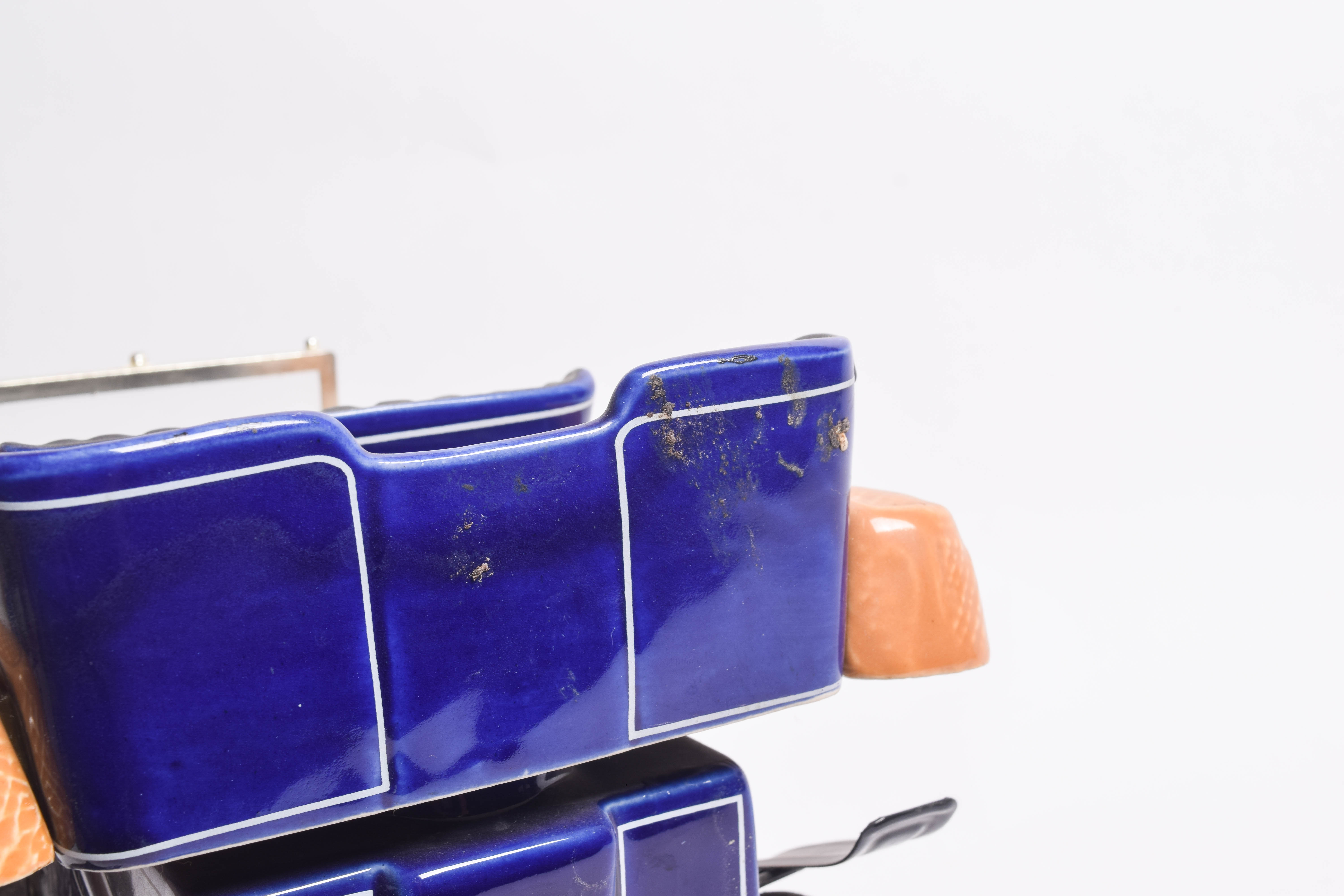 Charles A. Wittwer Ceramic 1903 Cadillac Horseless Carriage Decanter