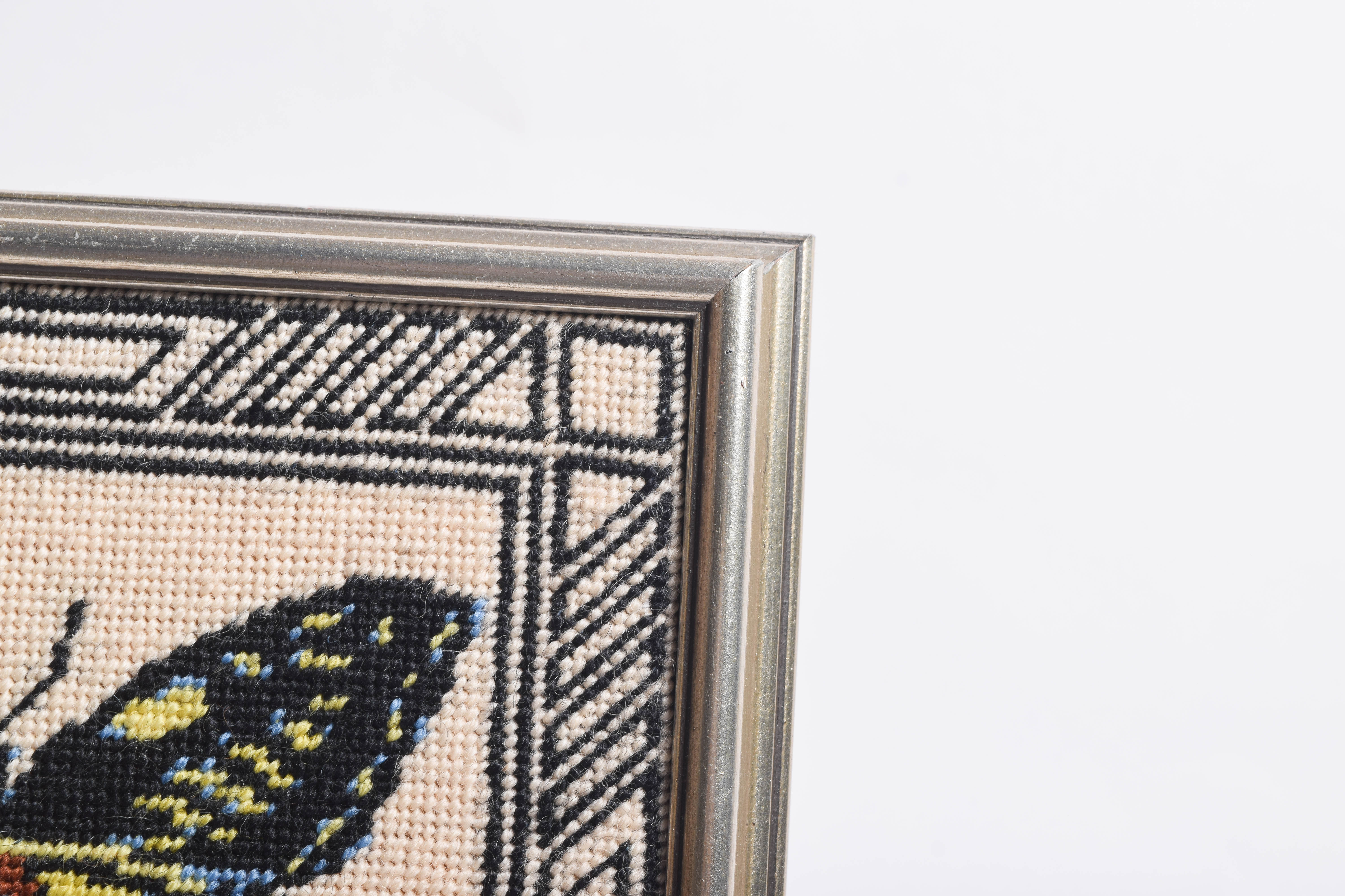 Collection of Vintage Framed Needlepoint