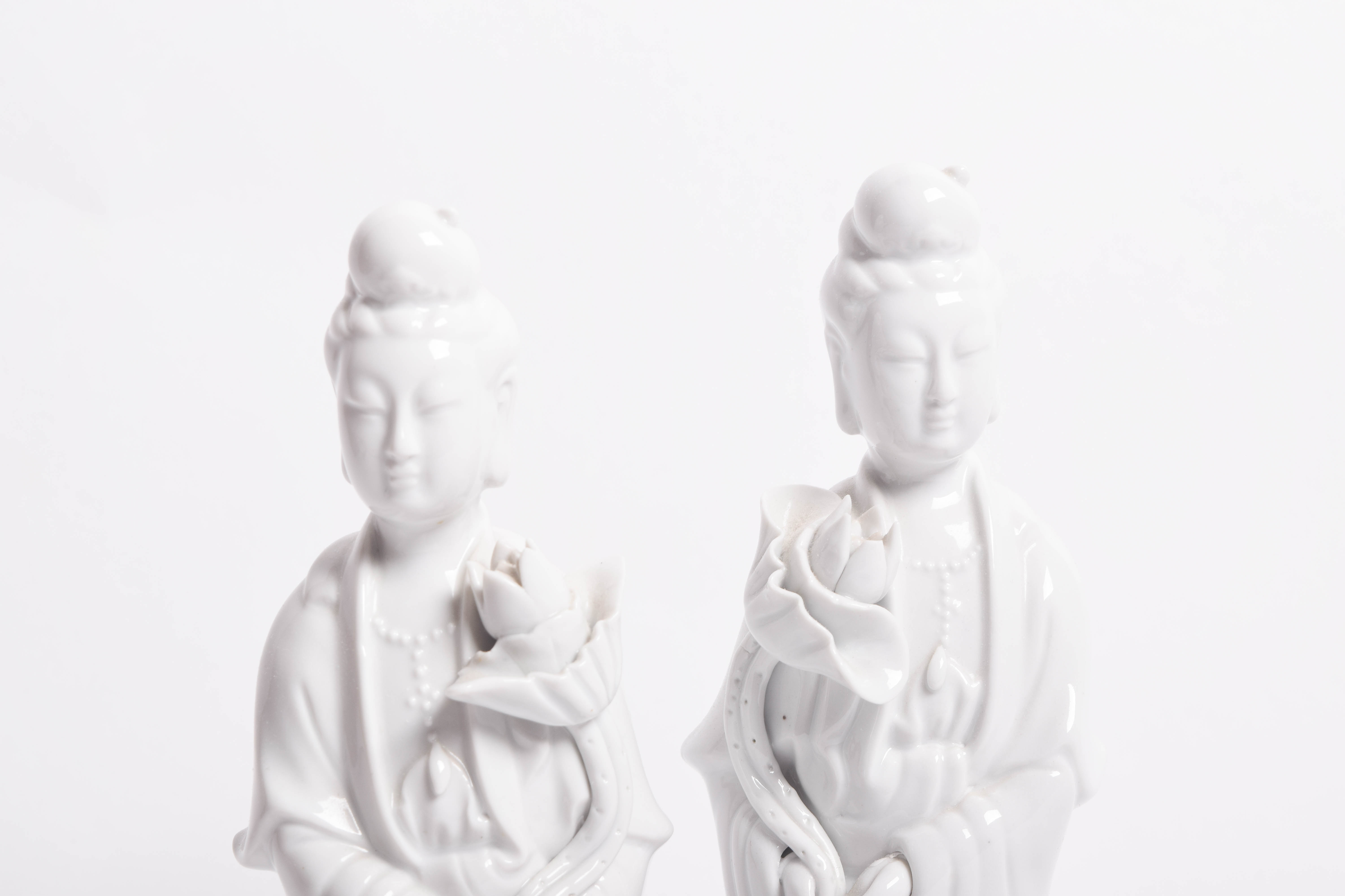 Pair of Chinese Porcelain Figurines