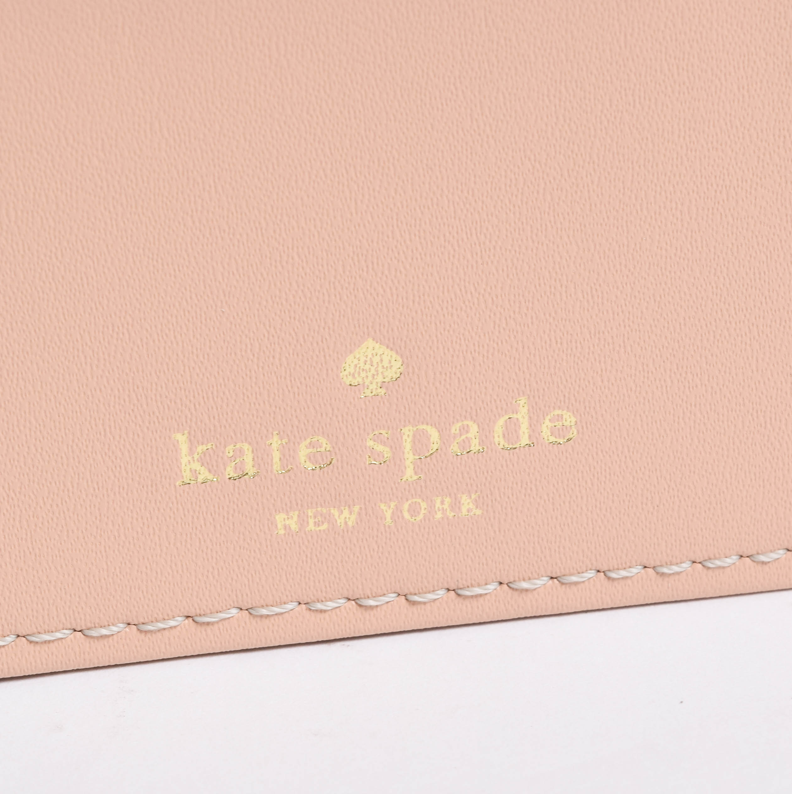 Kate Spade Pink Leather Envelope Clutch Shoulder Bag and Matching Cardholder