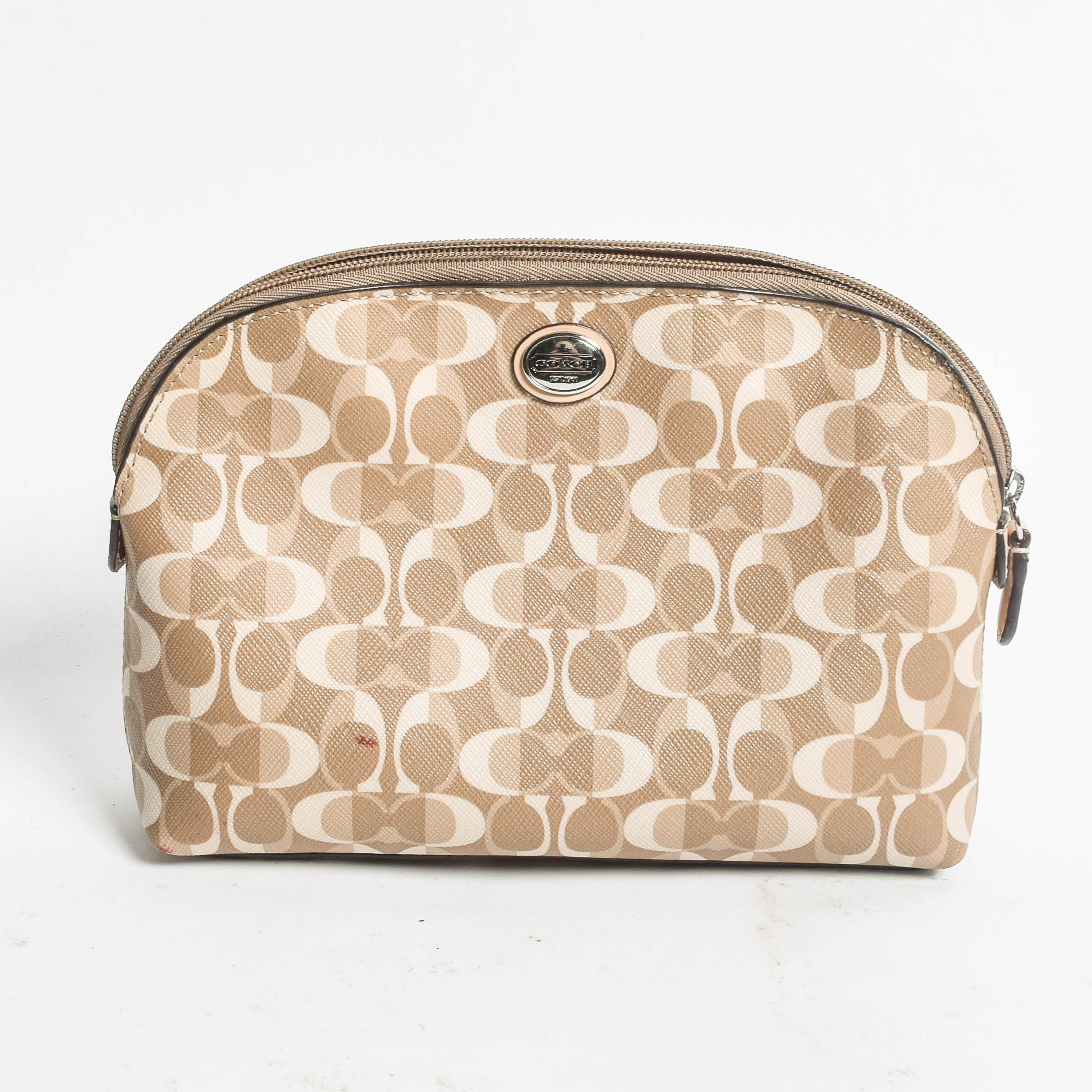 Coach Monogrammed Toiletry Bag