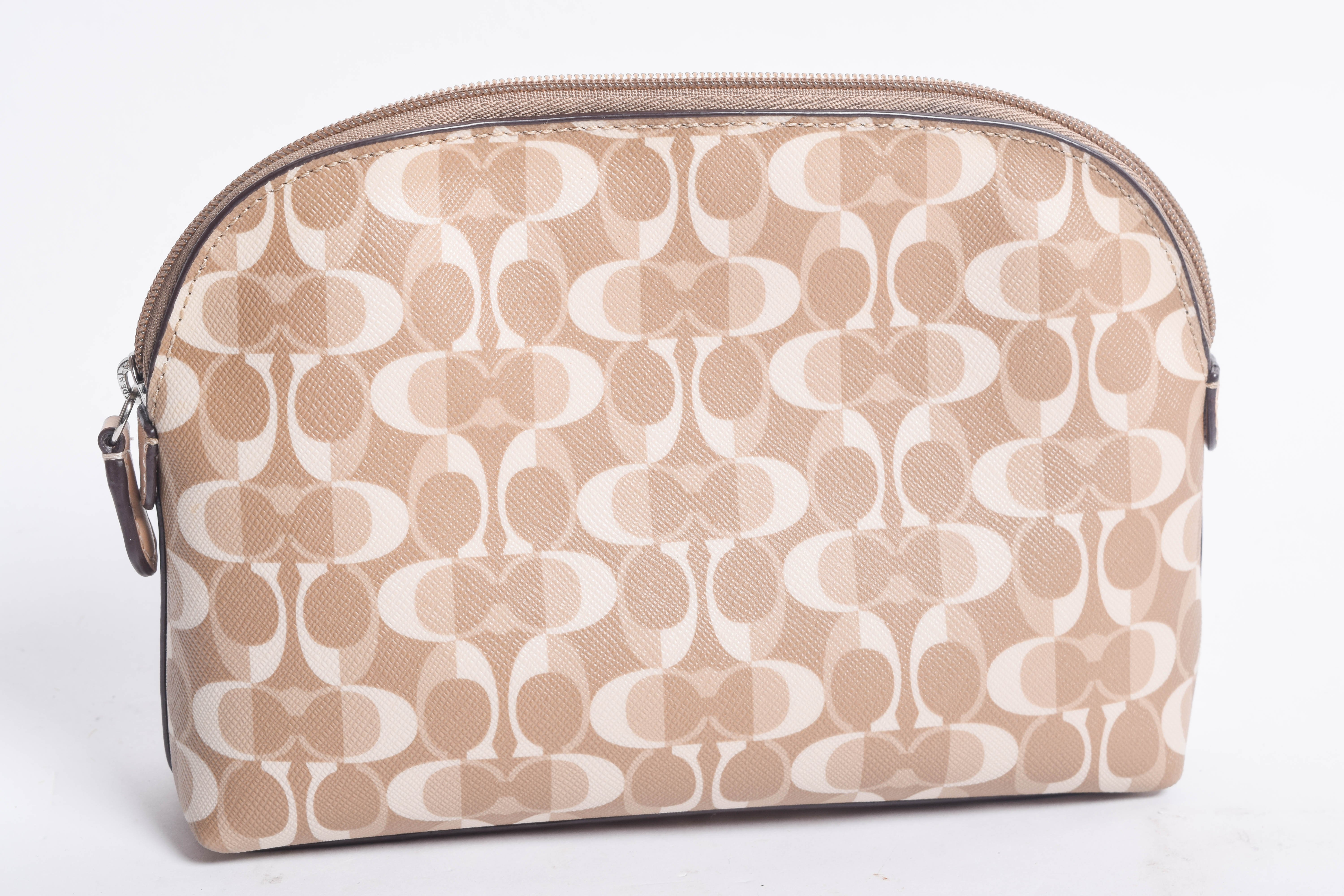 Coach Monogrammed Toiletry Bag
