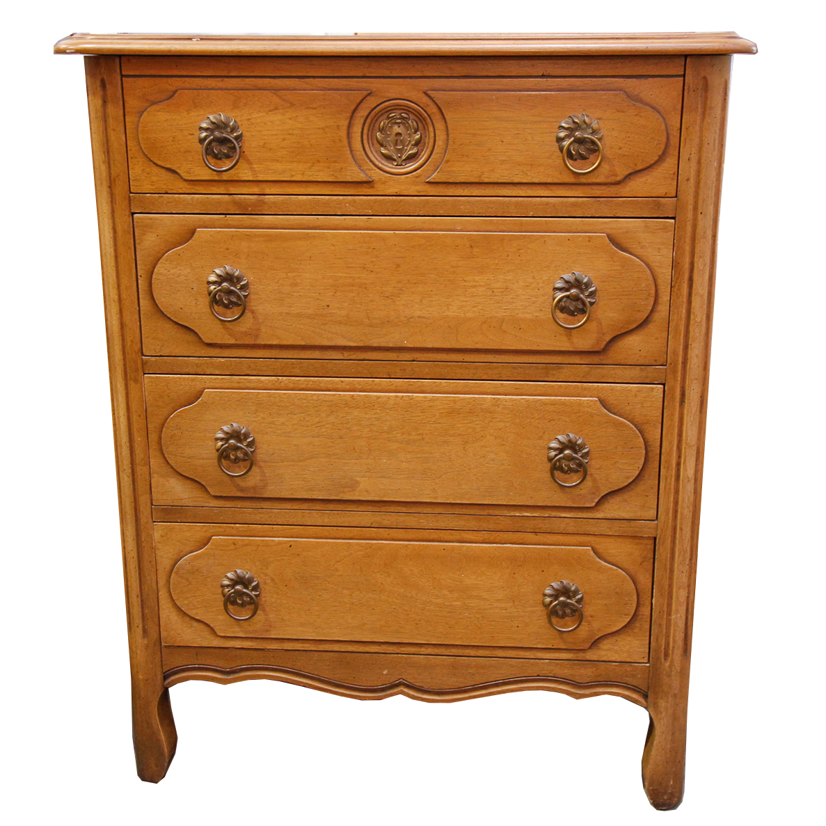 Vintage Directoire Style Secretary Chest by Davis Cabinet Company