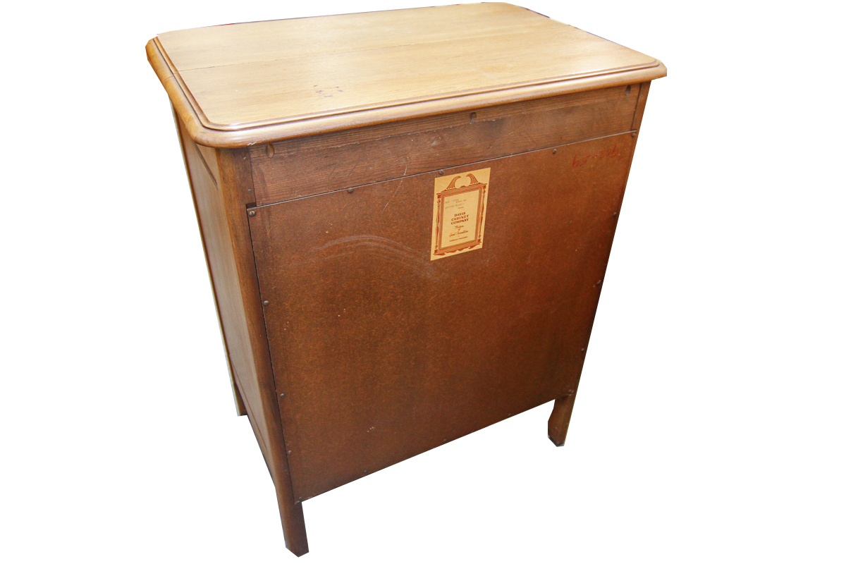 Vintage Directoire Style Secretary Chest by Davis Cabinet Company