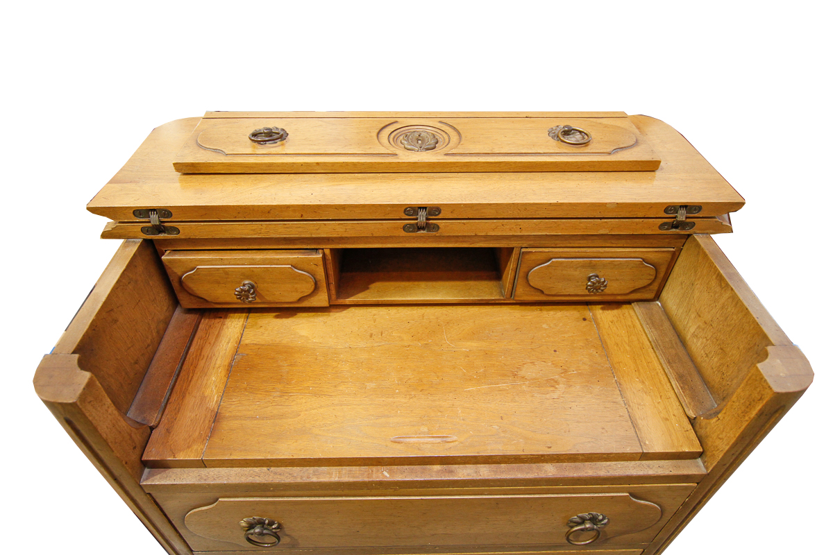 Vintage Directoire Style Secretary Chest by Davis Cabinet Company