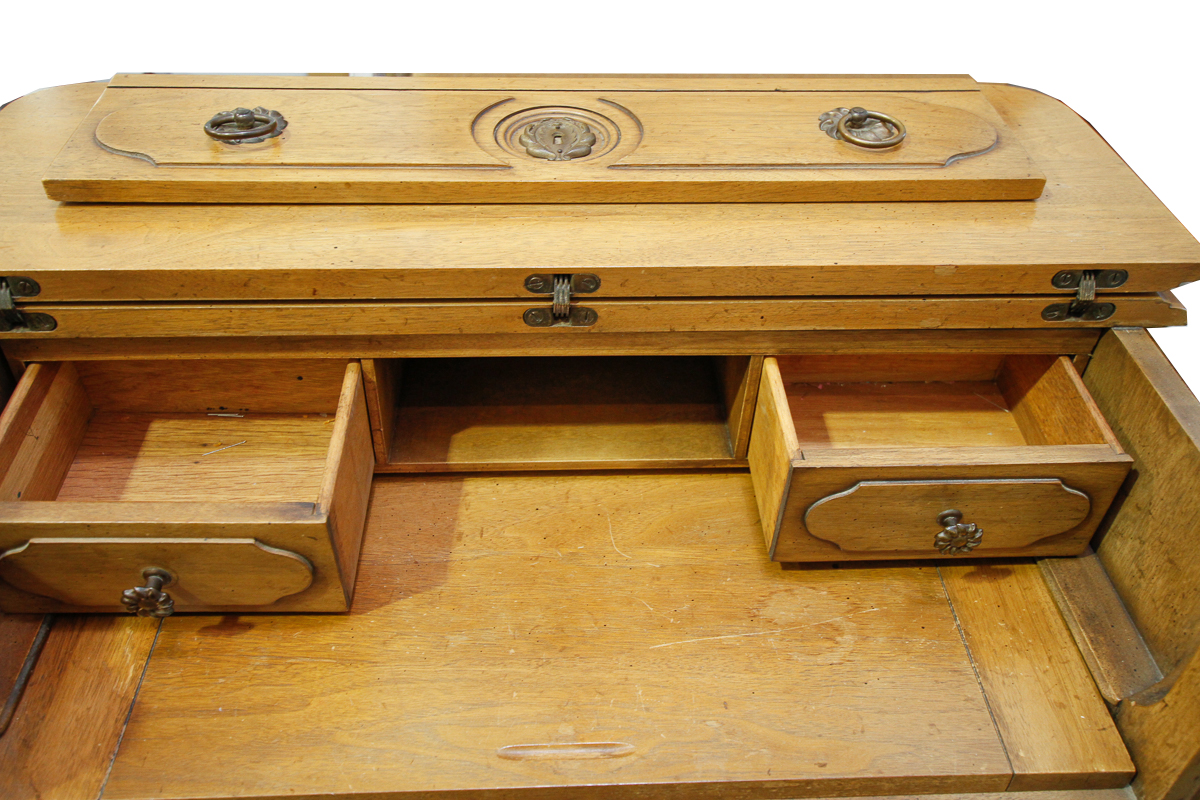 Vintage Directoire Style Secretary Chest by Davis Cabinet Company