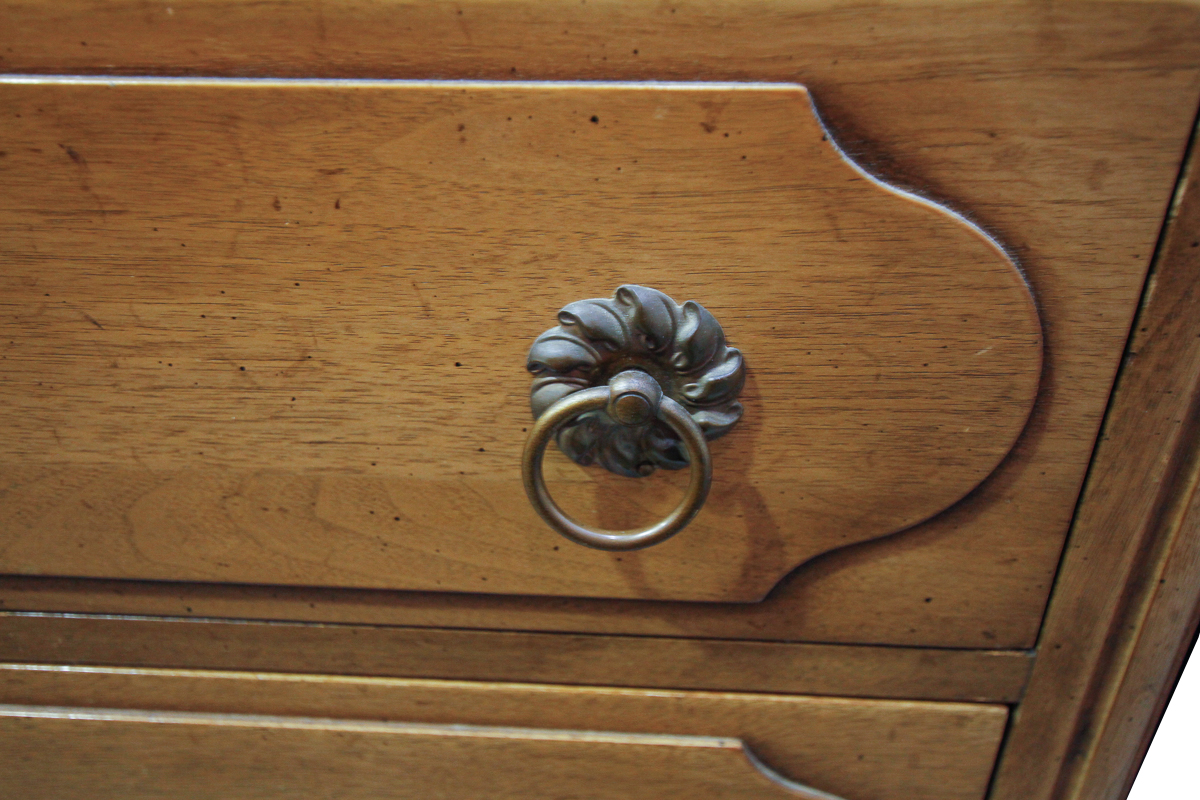 Vintage Directoire Style Secretary Chest by Davis Cabinet Company