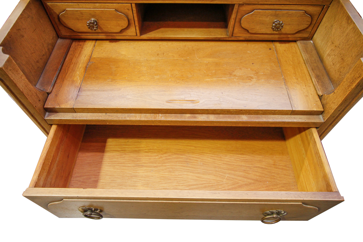 Vintage Directoire Style Secretary Chest by Davis Cabinet Company