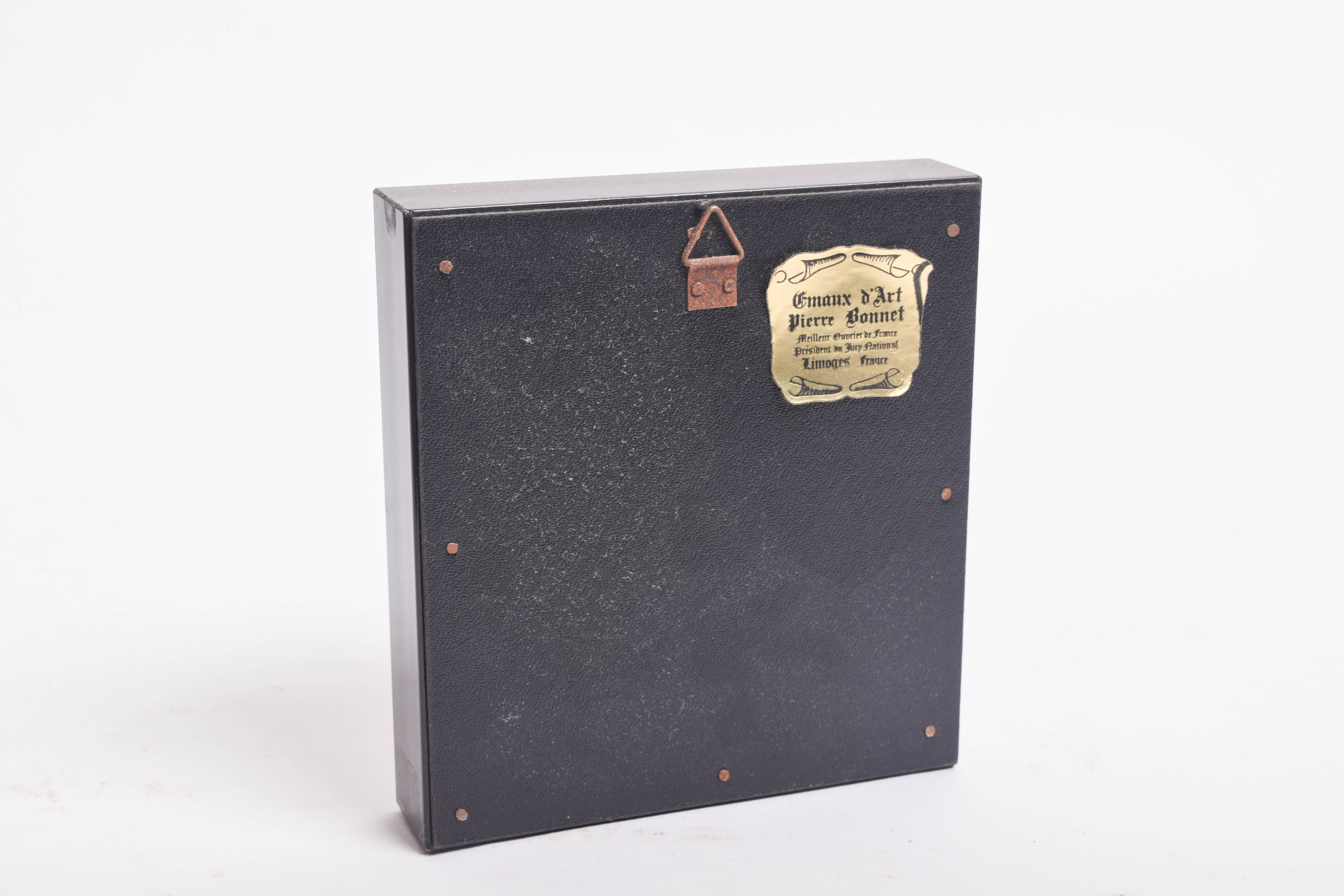 Collection of Vintage Limoge Hand Painted Porcelain Tiles