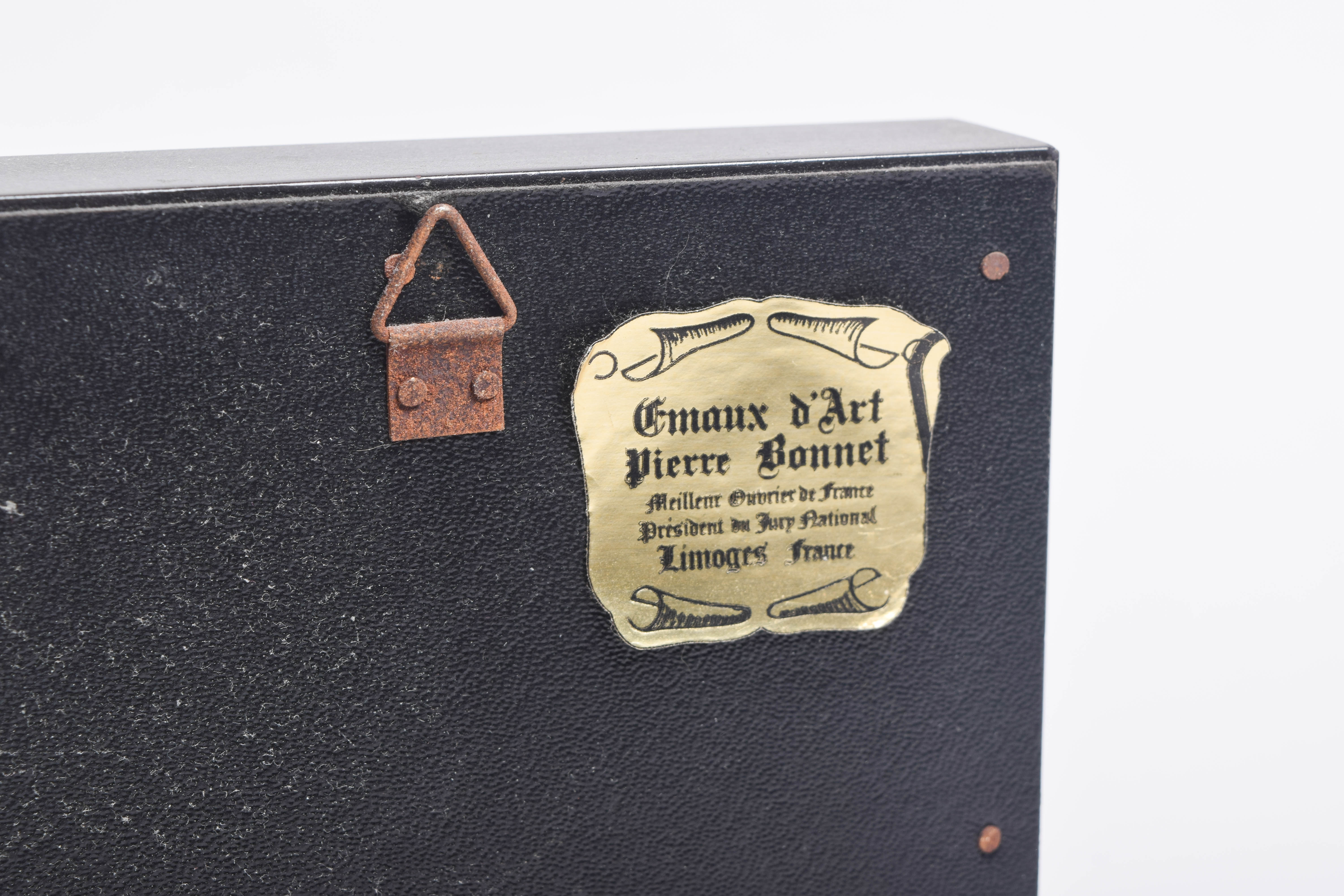 Collection of Vintage Limoge Hand Painted Porcelain Tiles