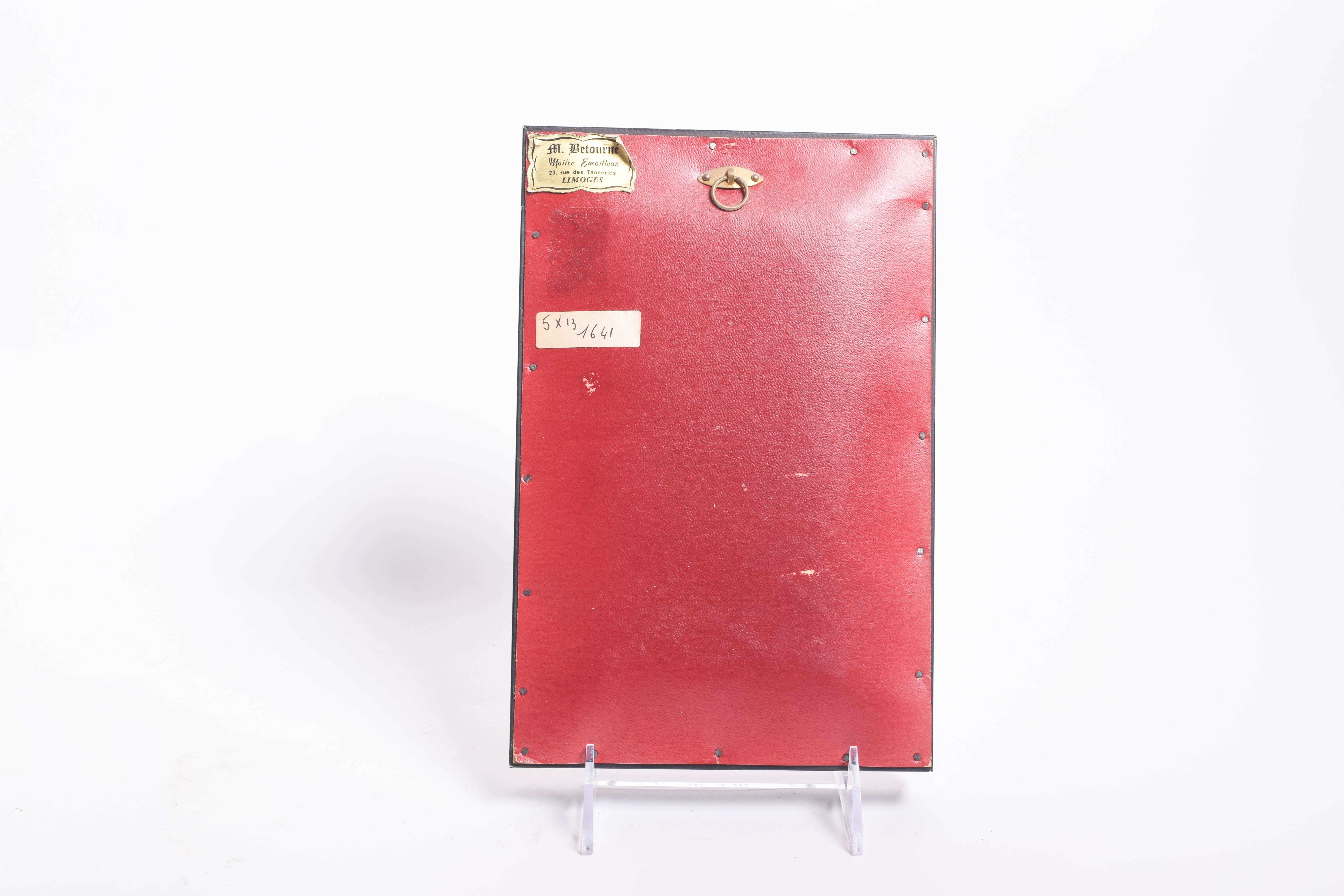 Collection of Vintage Limoge Hand Painted Porcelain Tiles