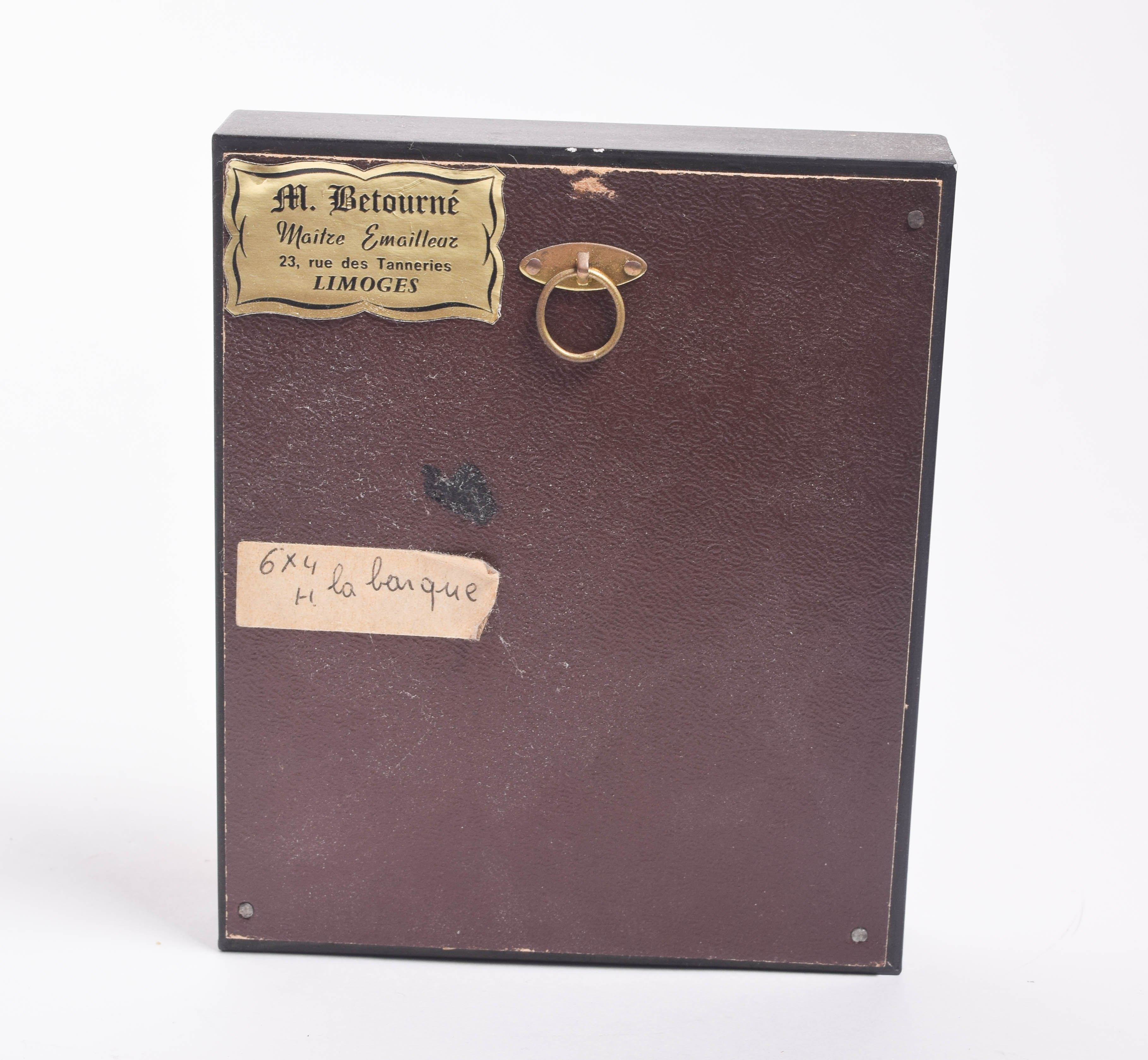 Collection of Vintage Limoge Hand Painted Porcelain Tiles