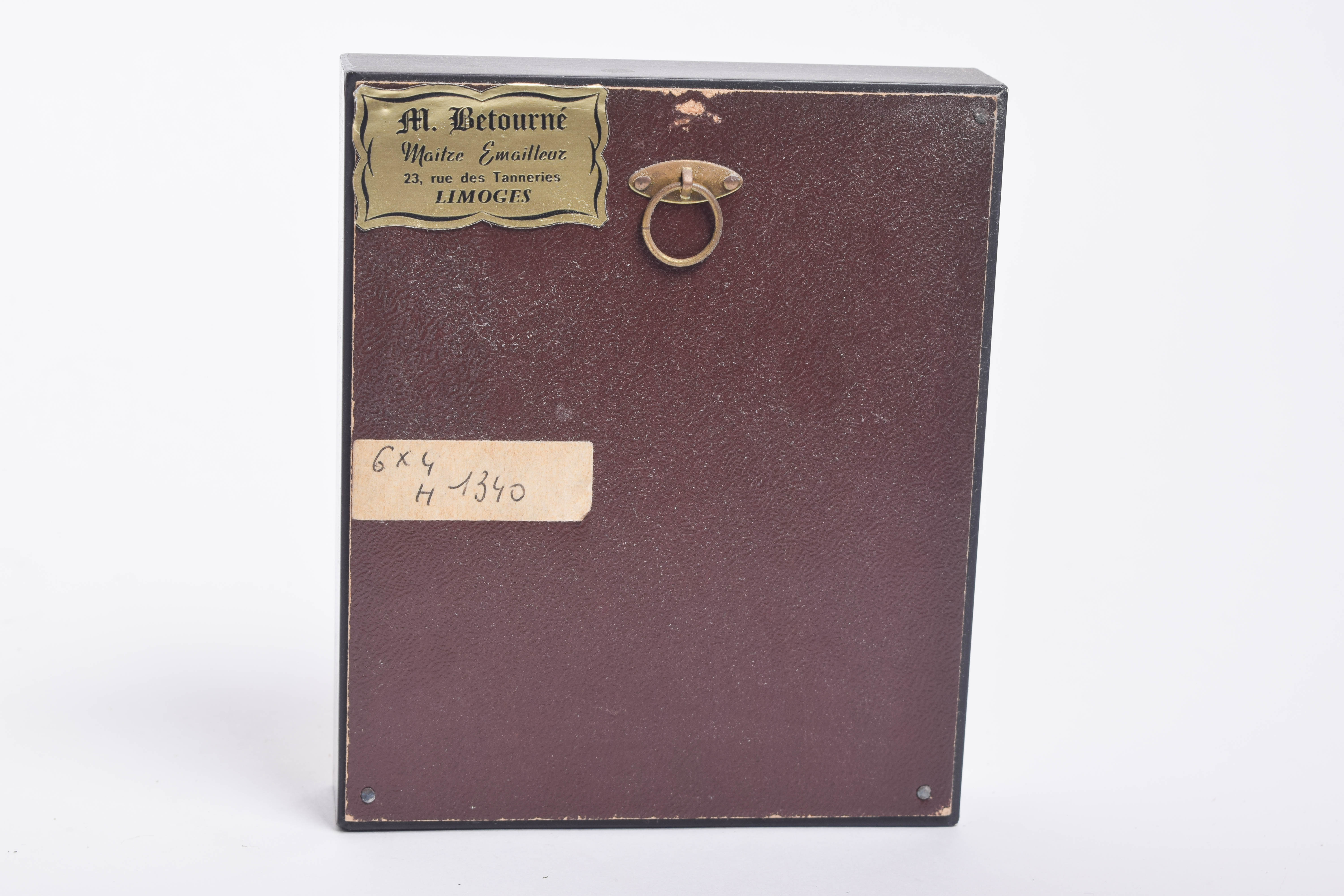 Collection of Vintage Limoge Hand Painted Porcelain Tiles