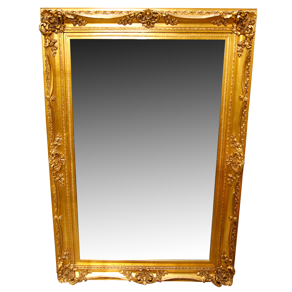 Gold Tone Wall Mirror