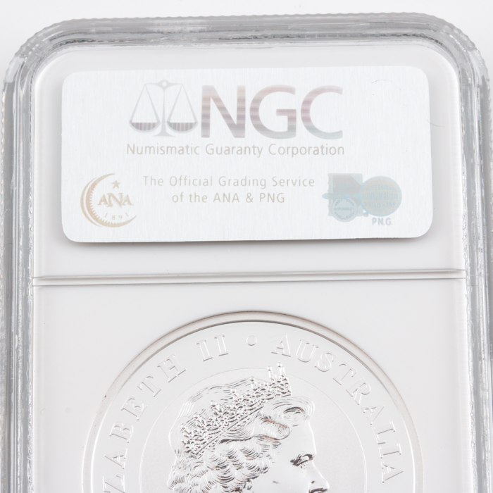 Graded MS 69 (by NGC) 2007 Australia $1 Koala Silver Bullion Coin