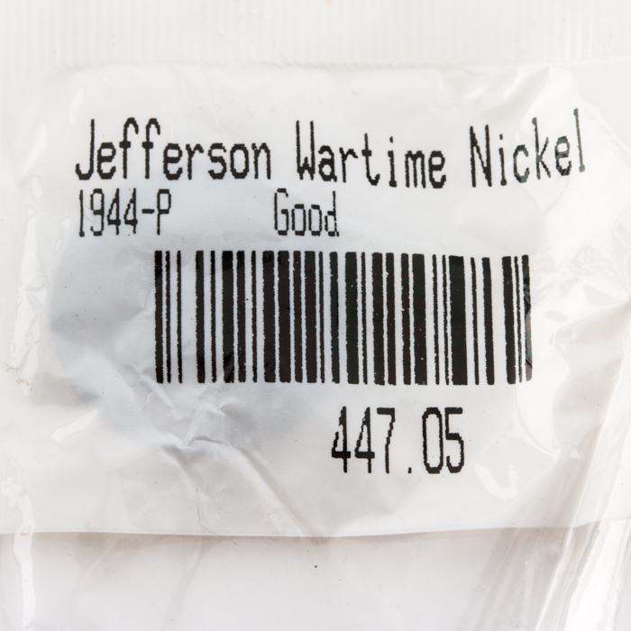 Group of (6) Wartime Jefferson Nickels