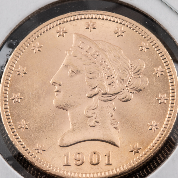 1901 Liberty Head $10 Gold Coin