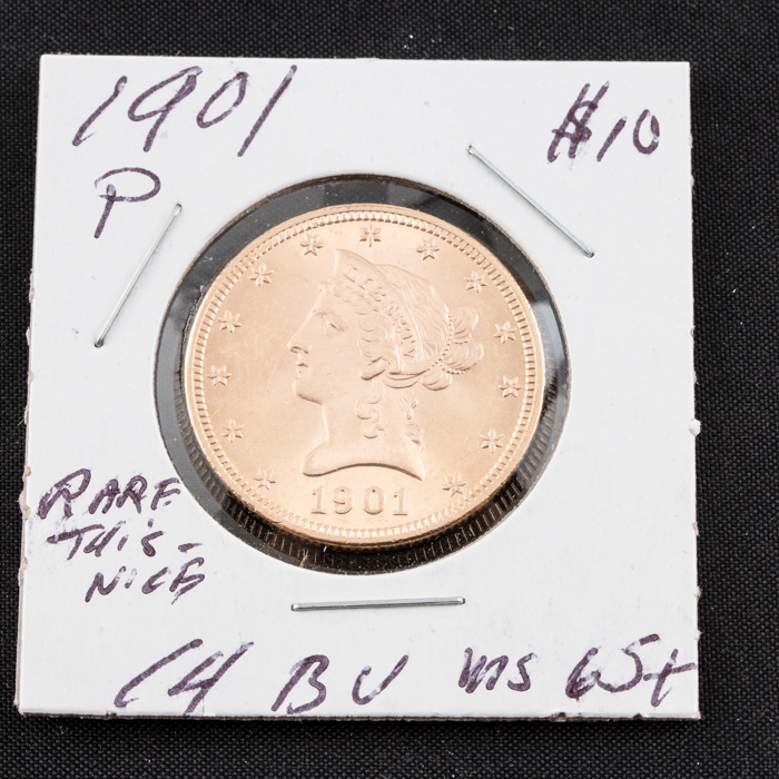 1901 Liberty Head $10 Gold Coin