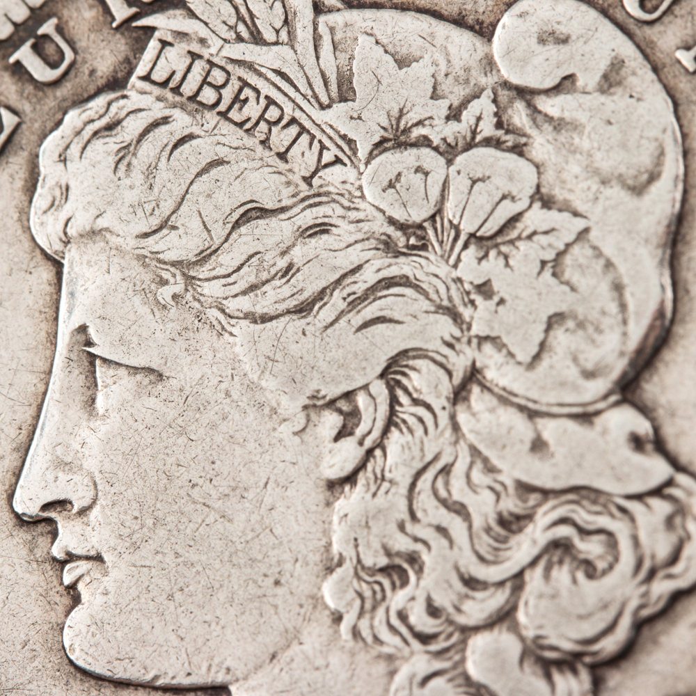 1884-CC Silver Morgan Dollar