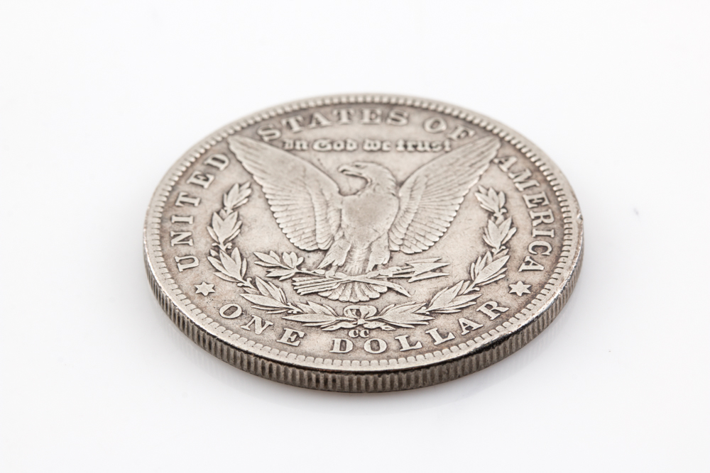 1884-CC Silver Morgan Dollar