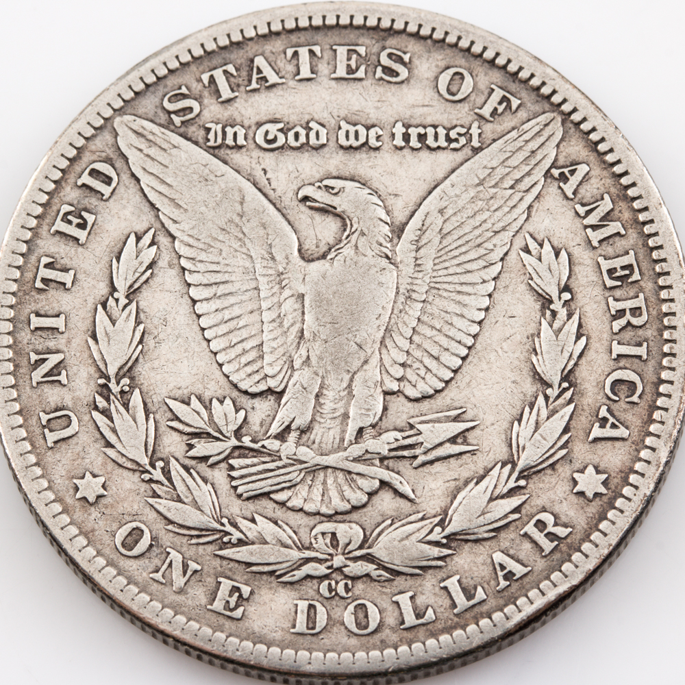 1884-CC Silver Morgan Dollar