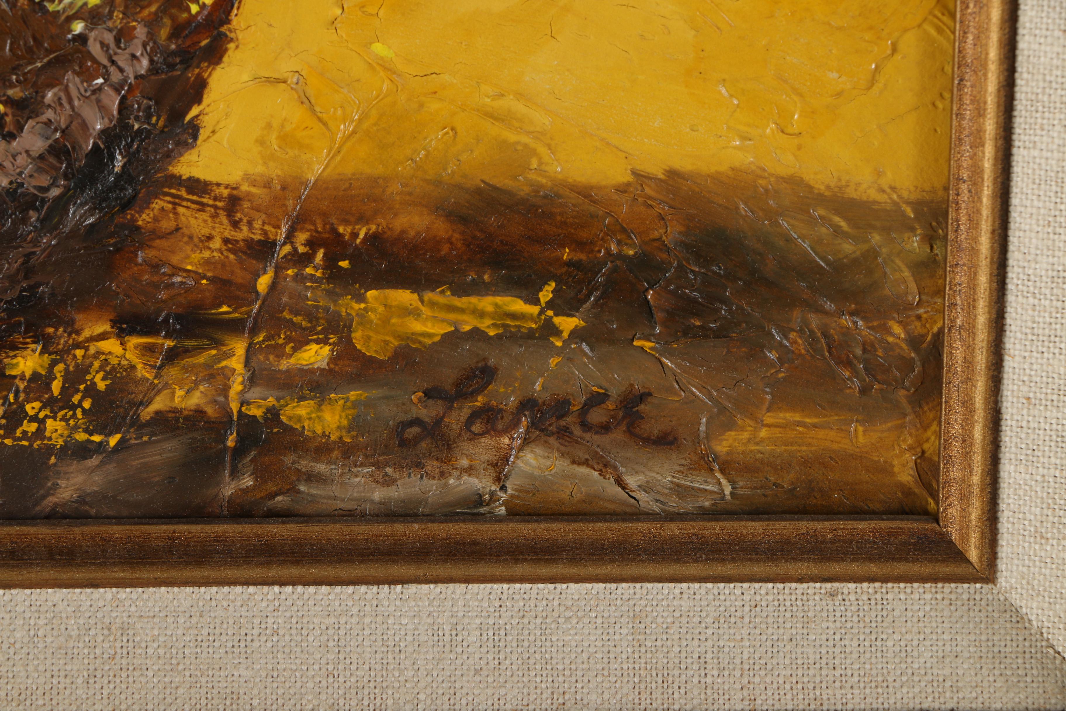 Lance Oil on Canvas Board