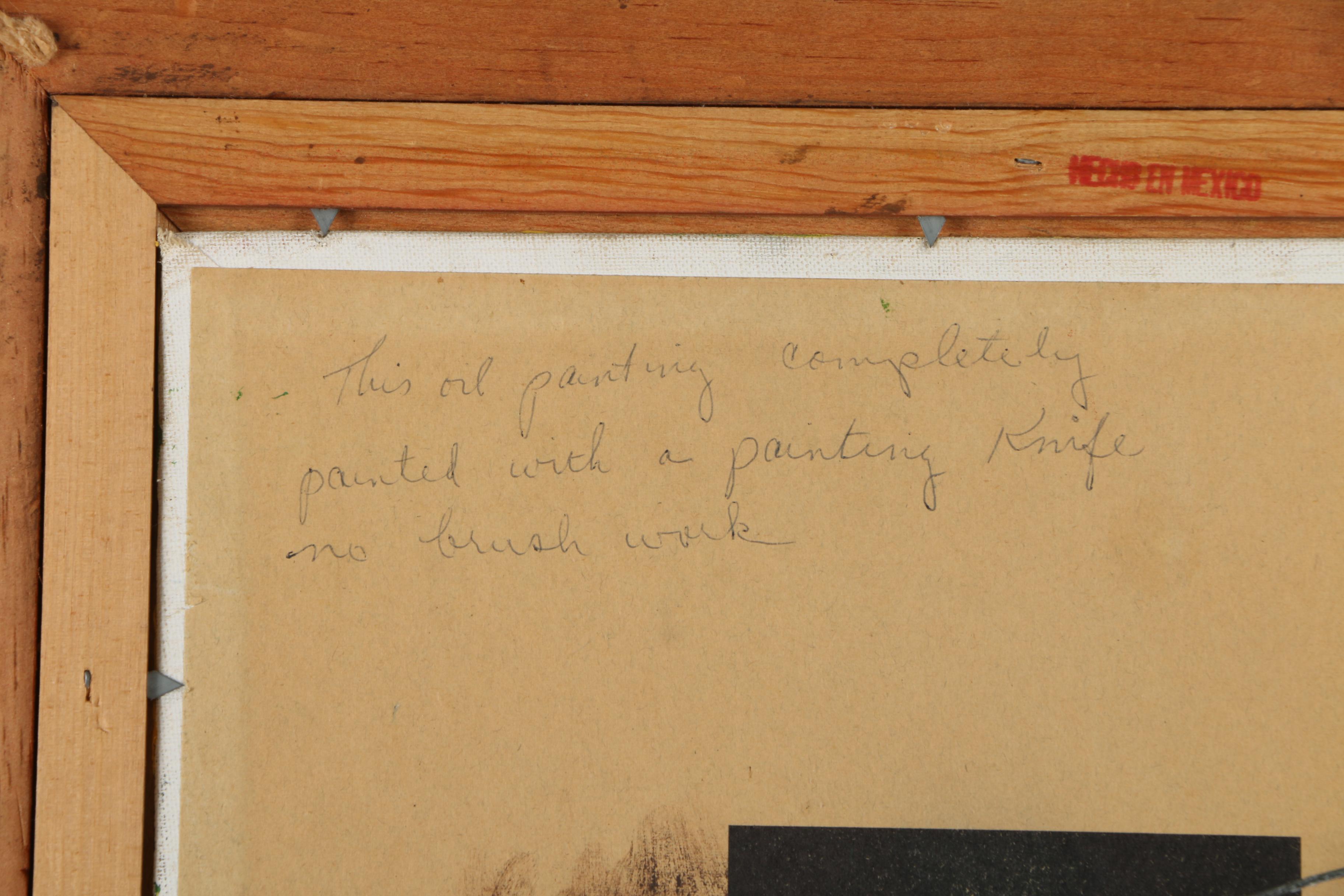 Lance Oil on Canvas Board