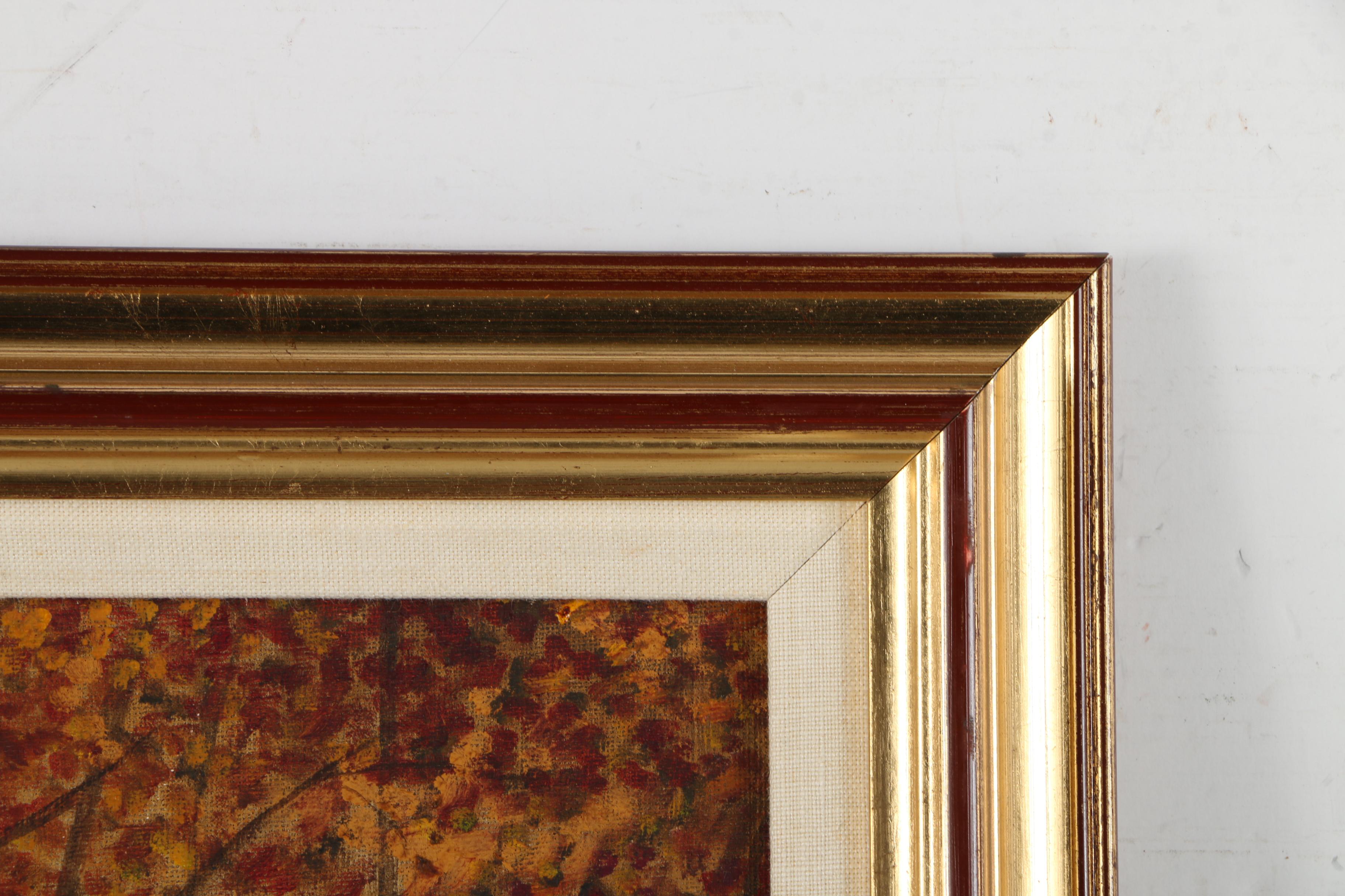 Emily Neville Oil Painting on Canvas Board of a Landscape