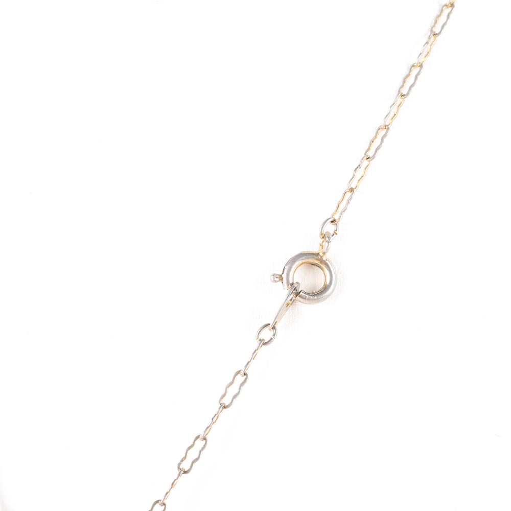 Vintage Sterling Silver Envelope Locket Necklace