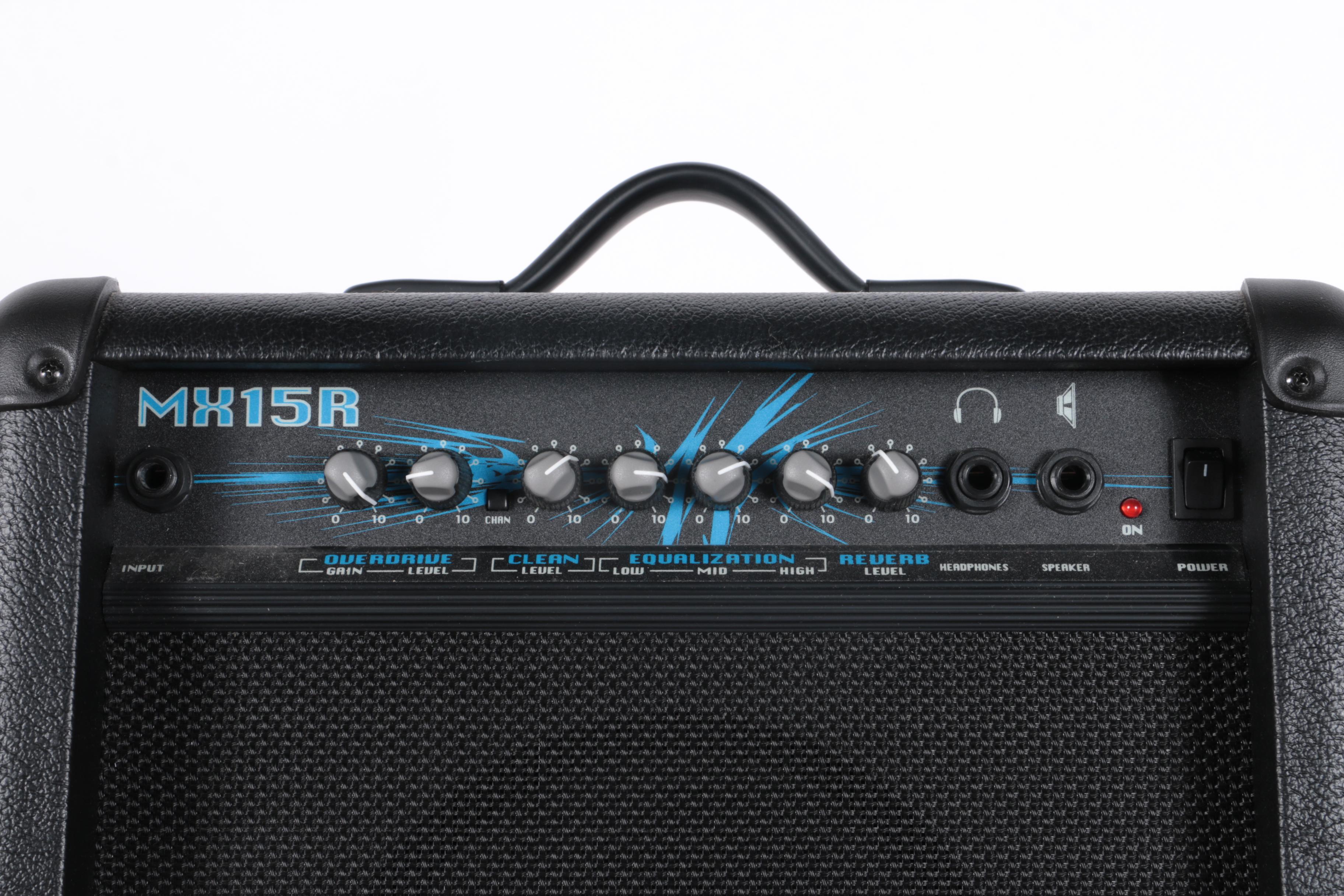 Squier Stratocaster Electric Guitar and Crate Practice Amplifier