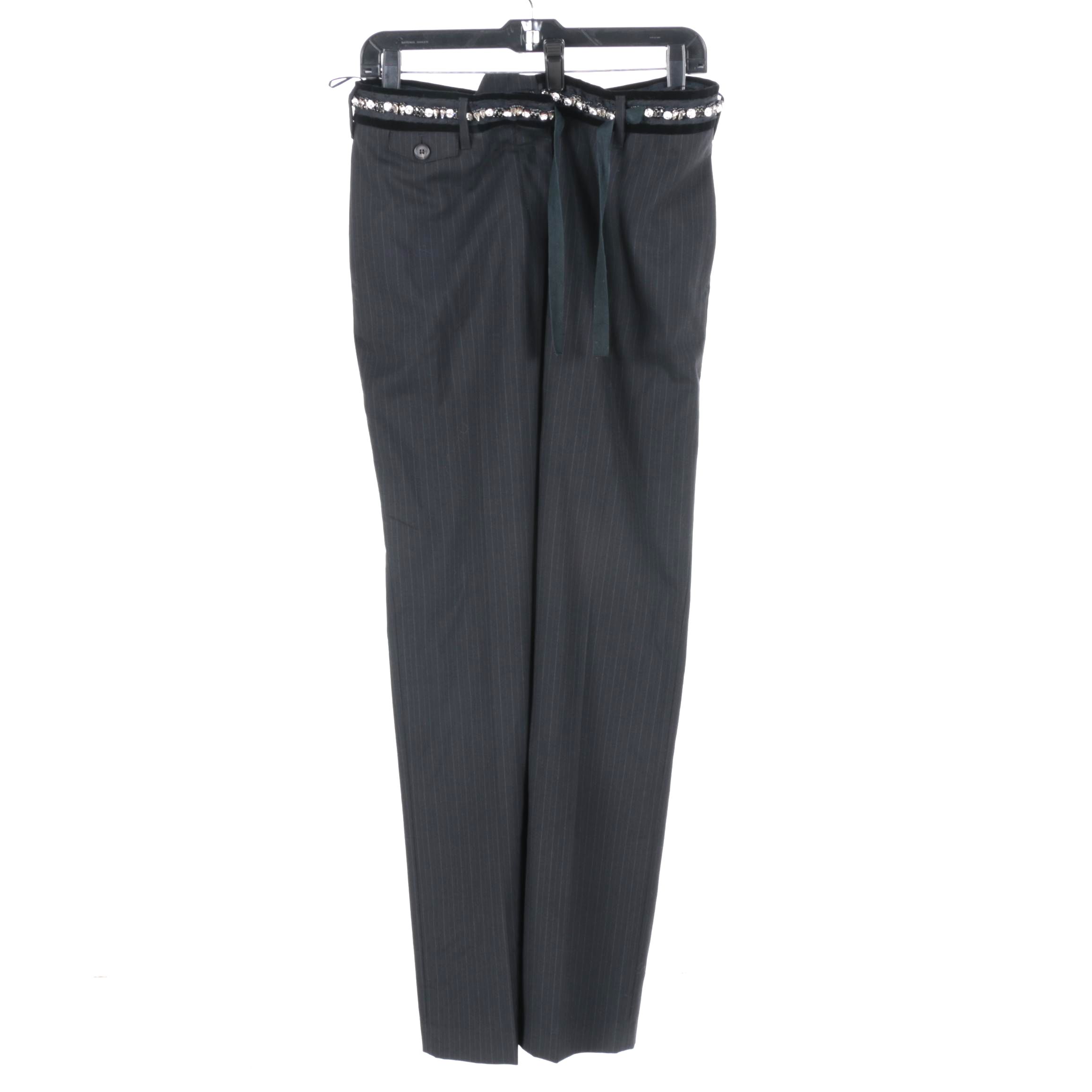 Prada Embellished Trousers