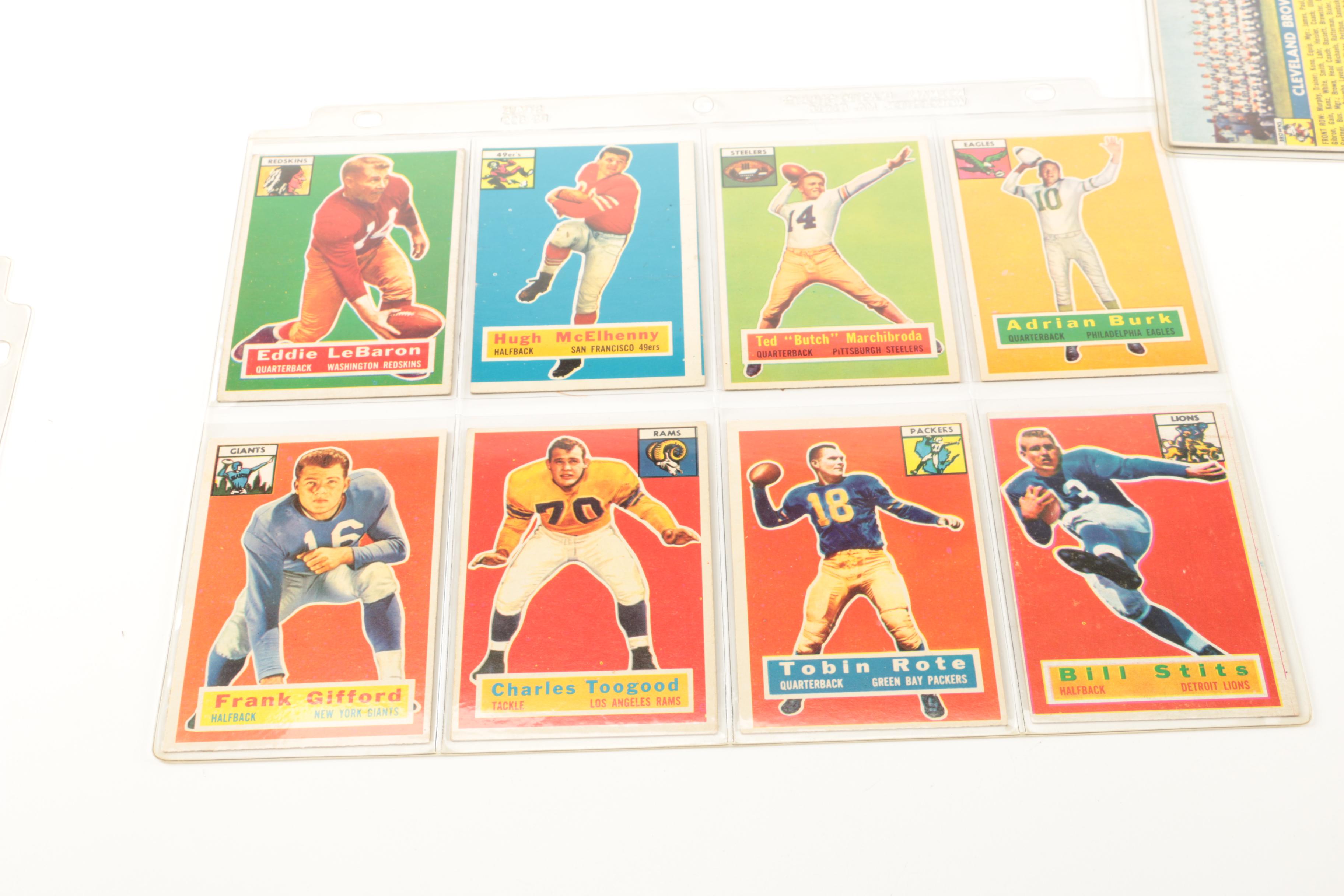1950s Topps Football Cards