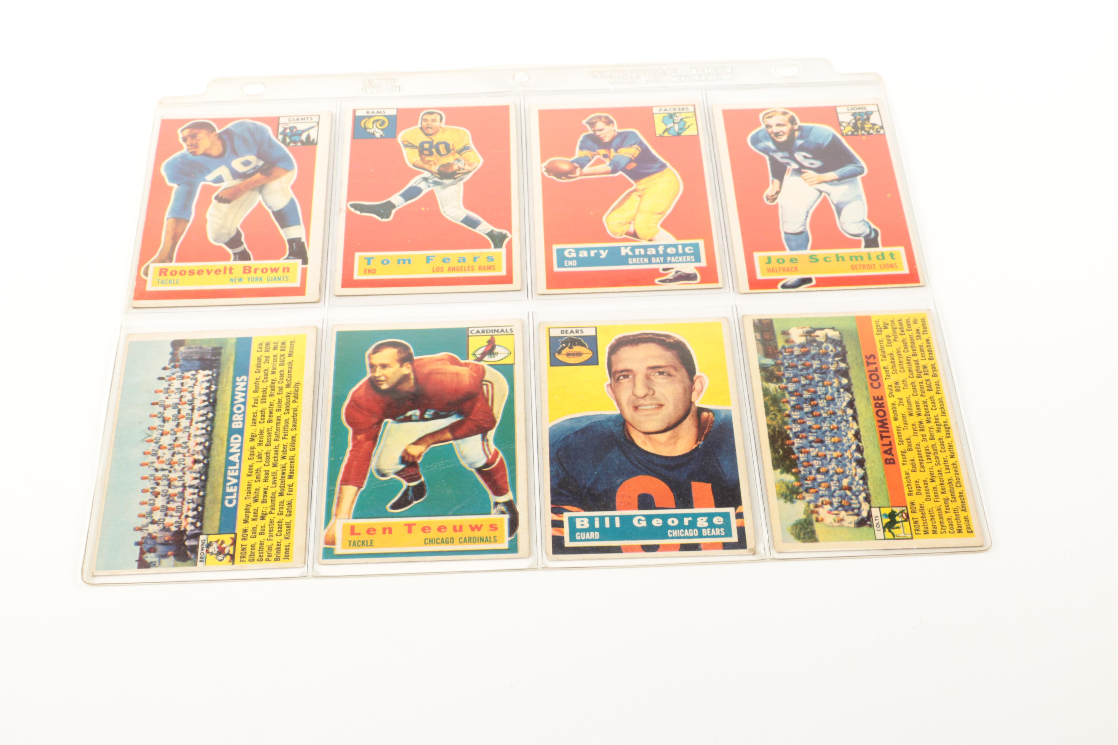 1950s Topps Football Cards