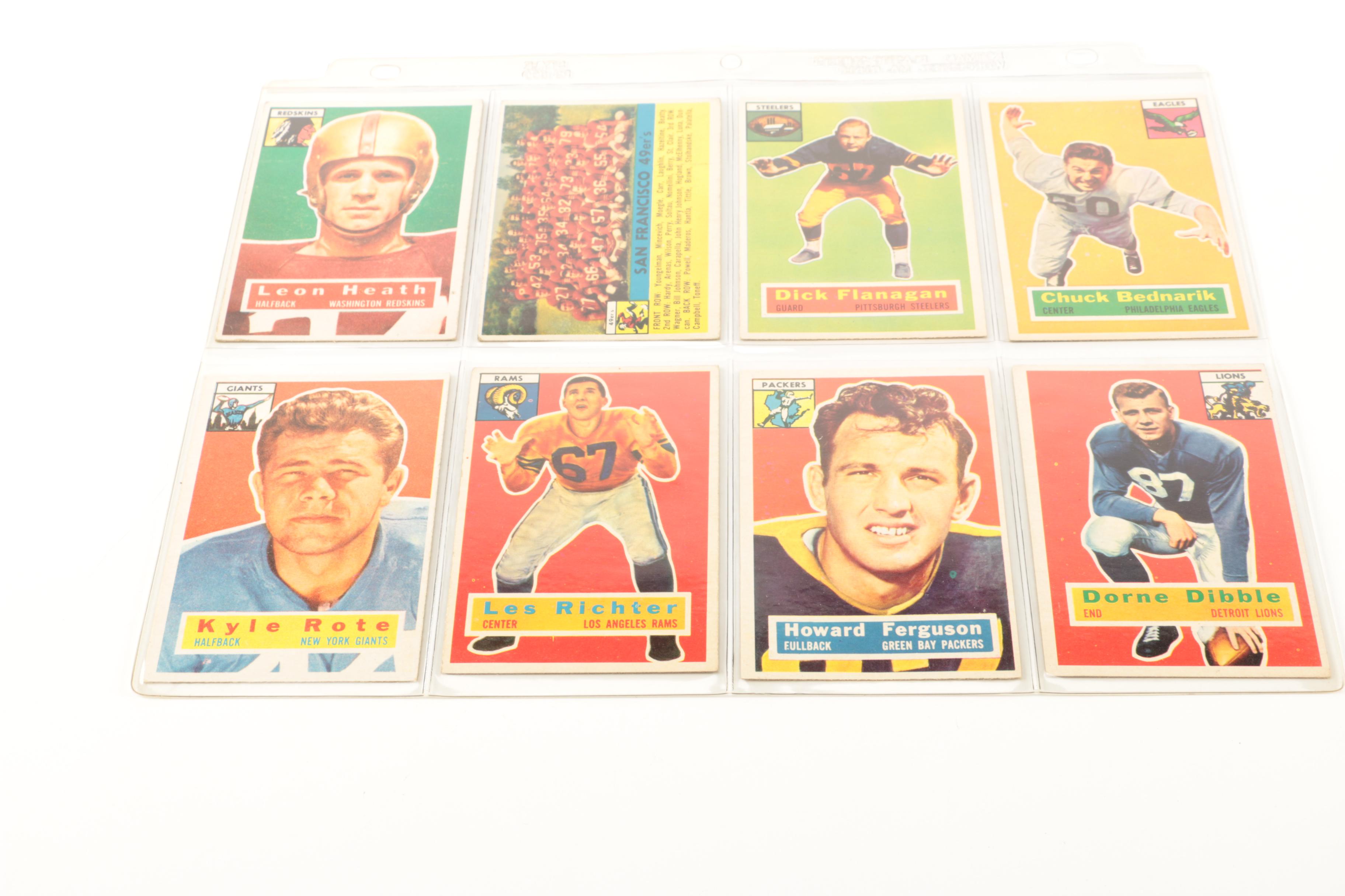 1950s Topps Football Cards