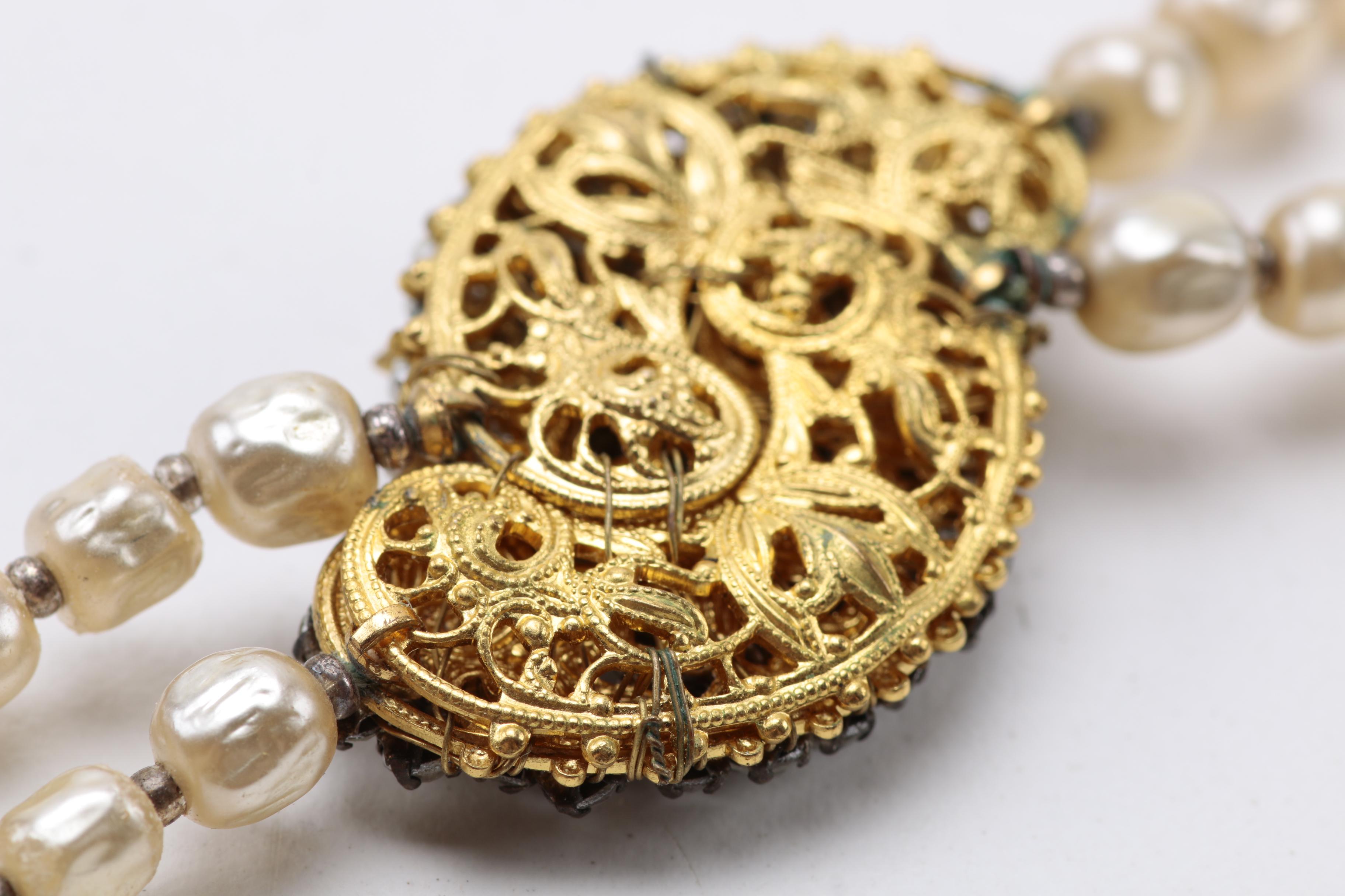 Jewelry Assortment With Sapphires, Rhinestones, Faux Pearls, and More