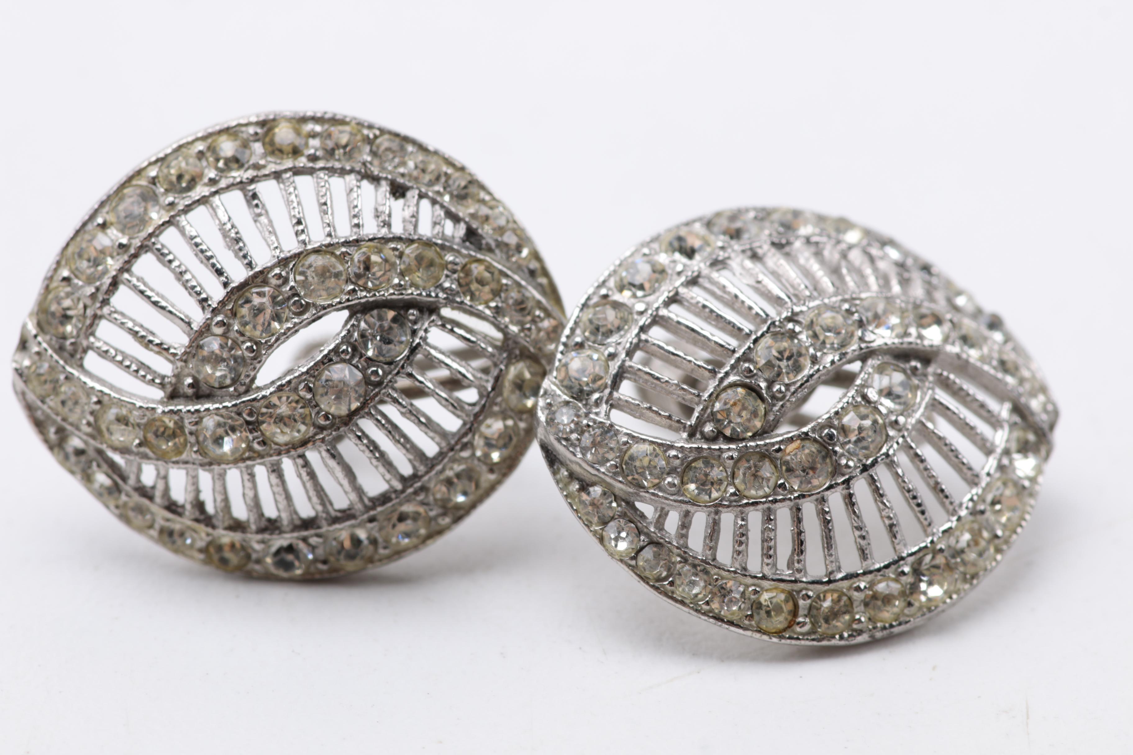 Jewelry Assortment With Sapphires, Rhinestones, Faux Pearls, and More