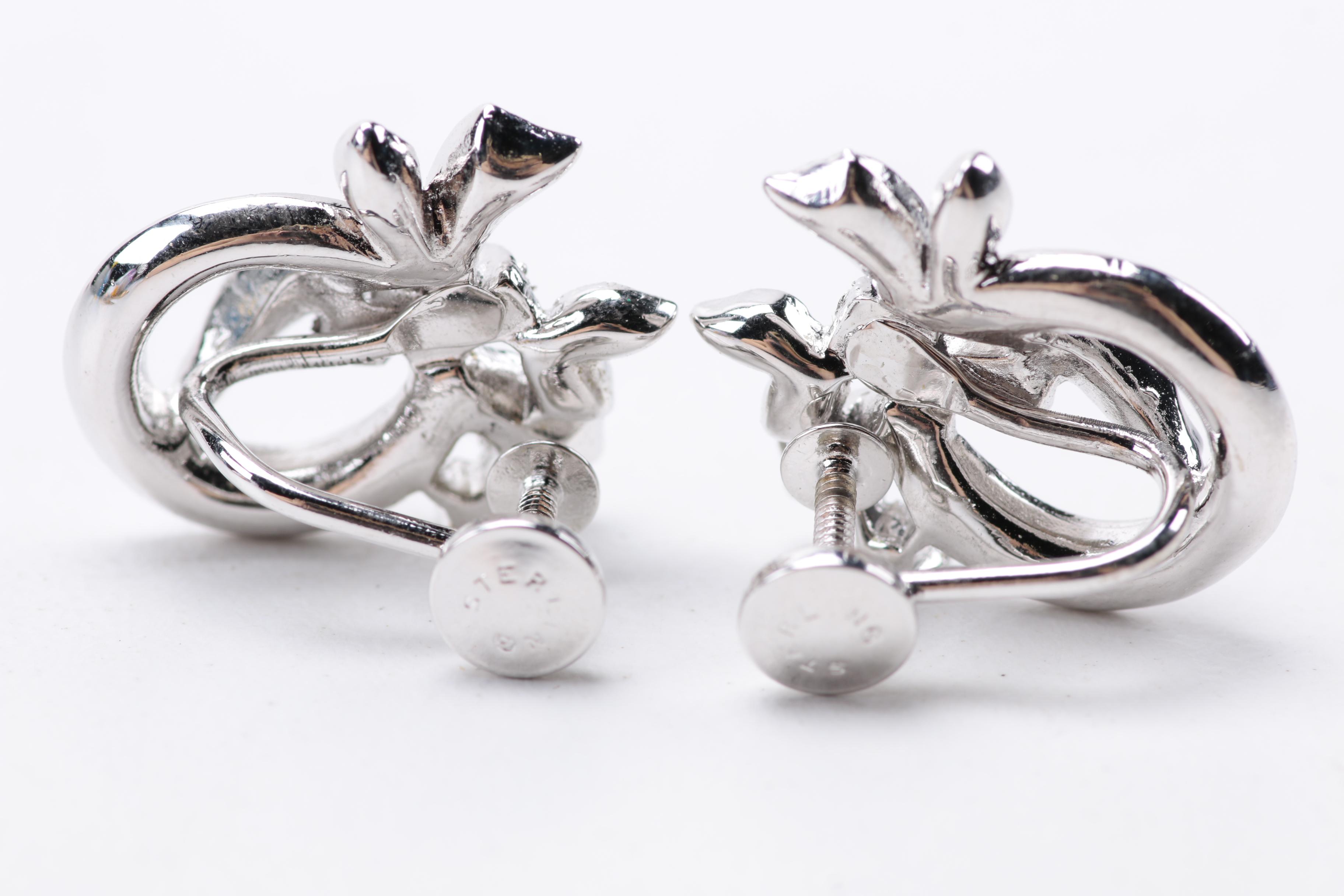 Jewelry Assortment With Sapphires, Rhinestones, Faux Pearls, and More