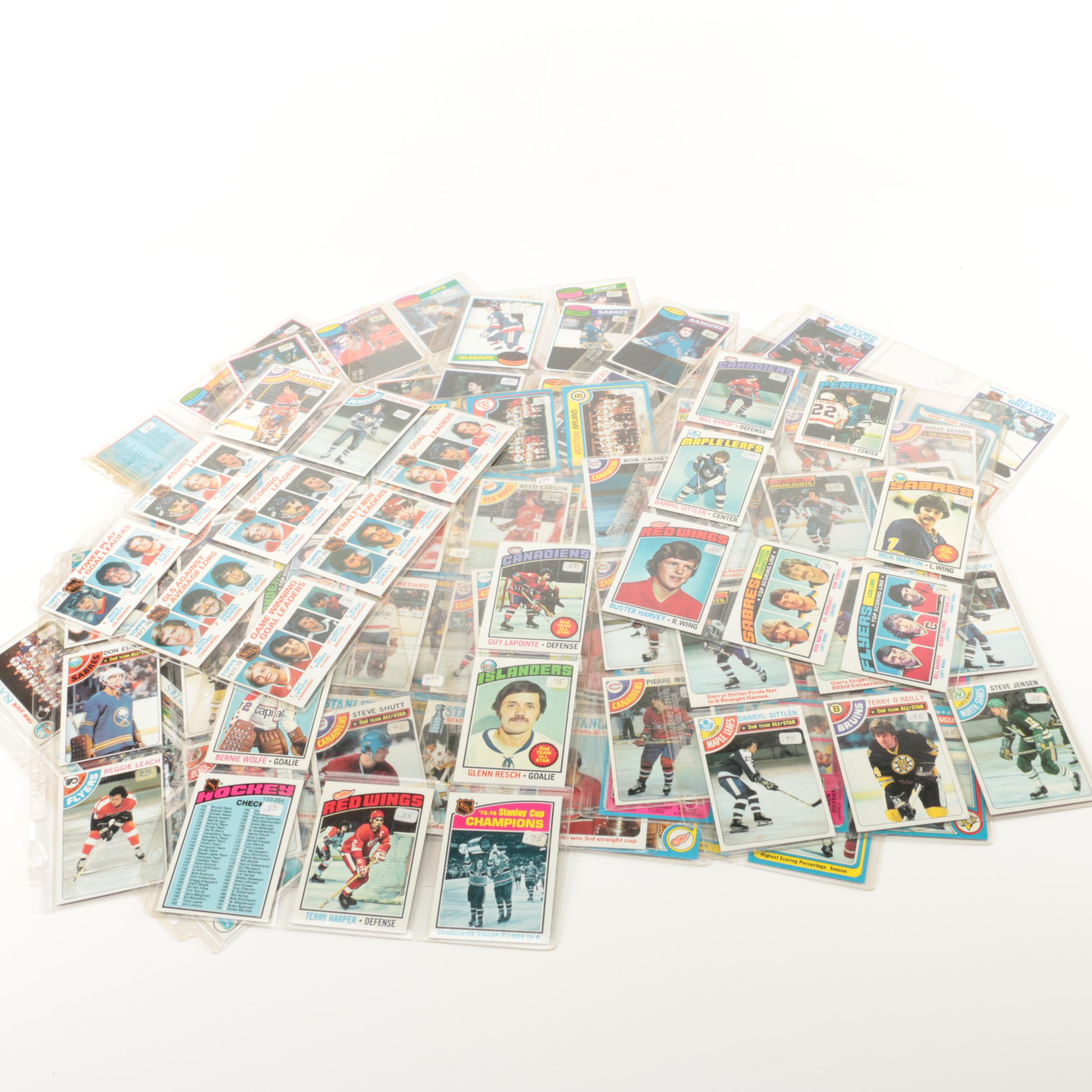 1970s-80s Hockey Cards Including Scratch-Offs